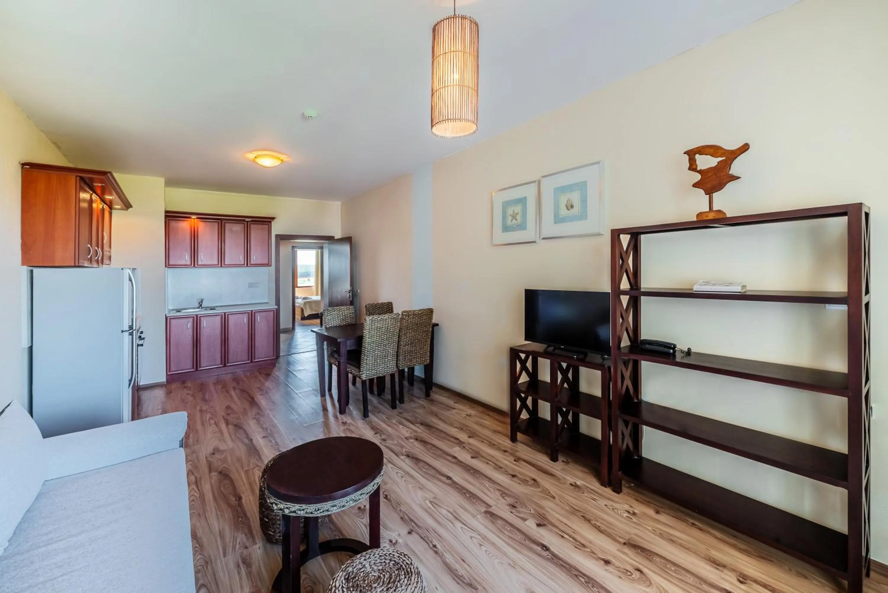 Living room, Bed in Sunrise All Suites Resort- All Inclusive