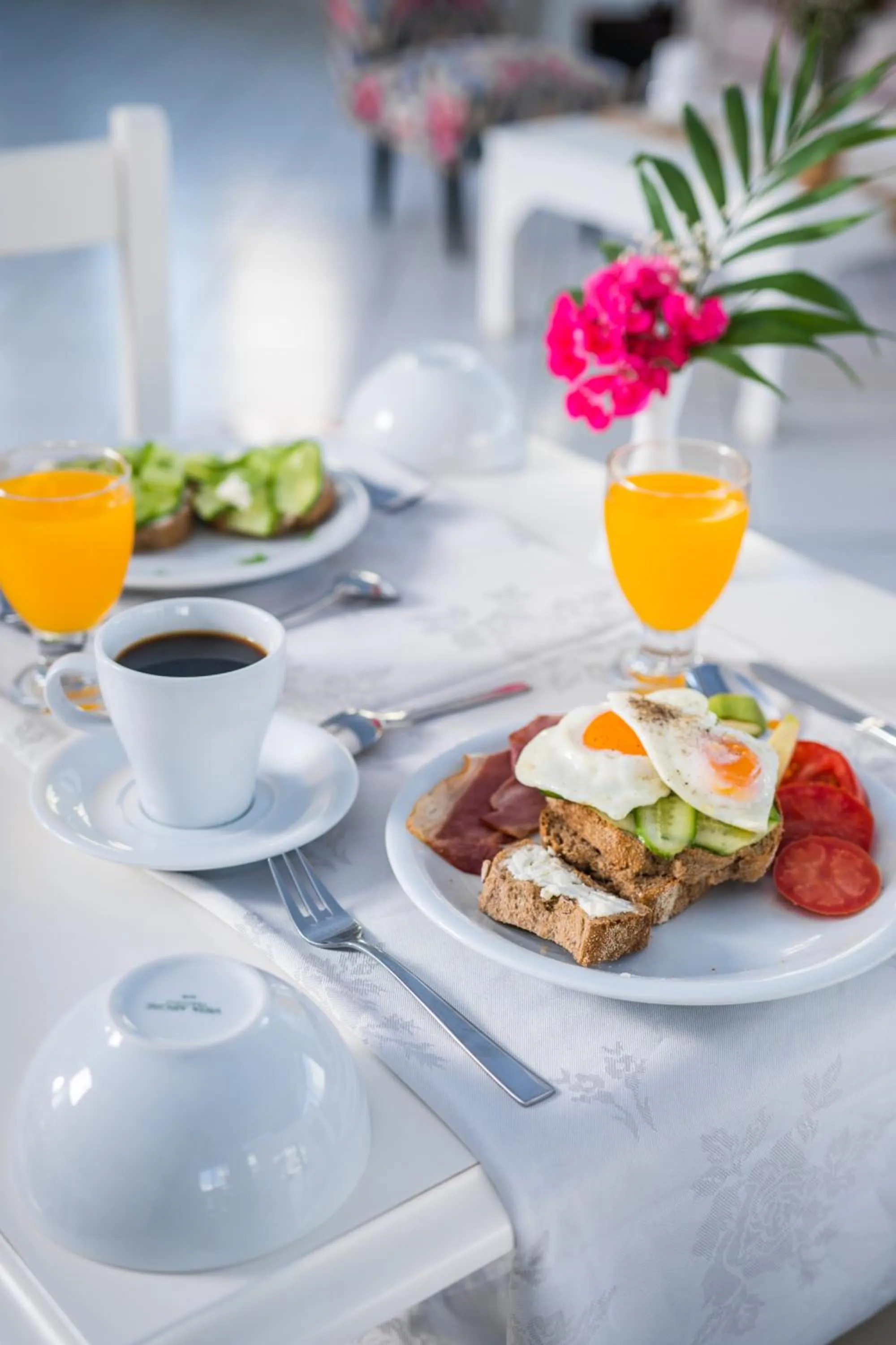 Food close-up in Astoria Hotel