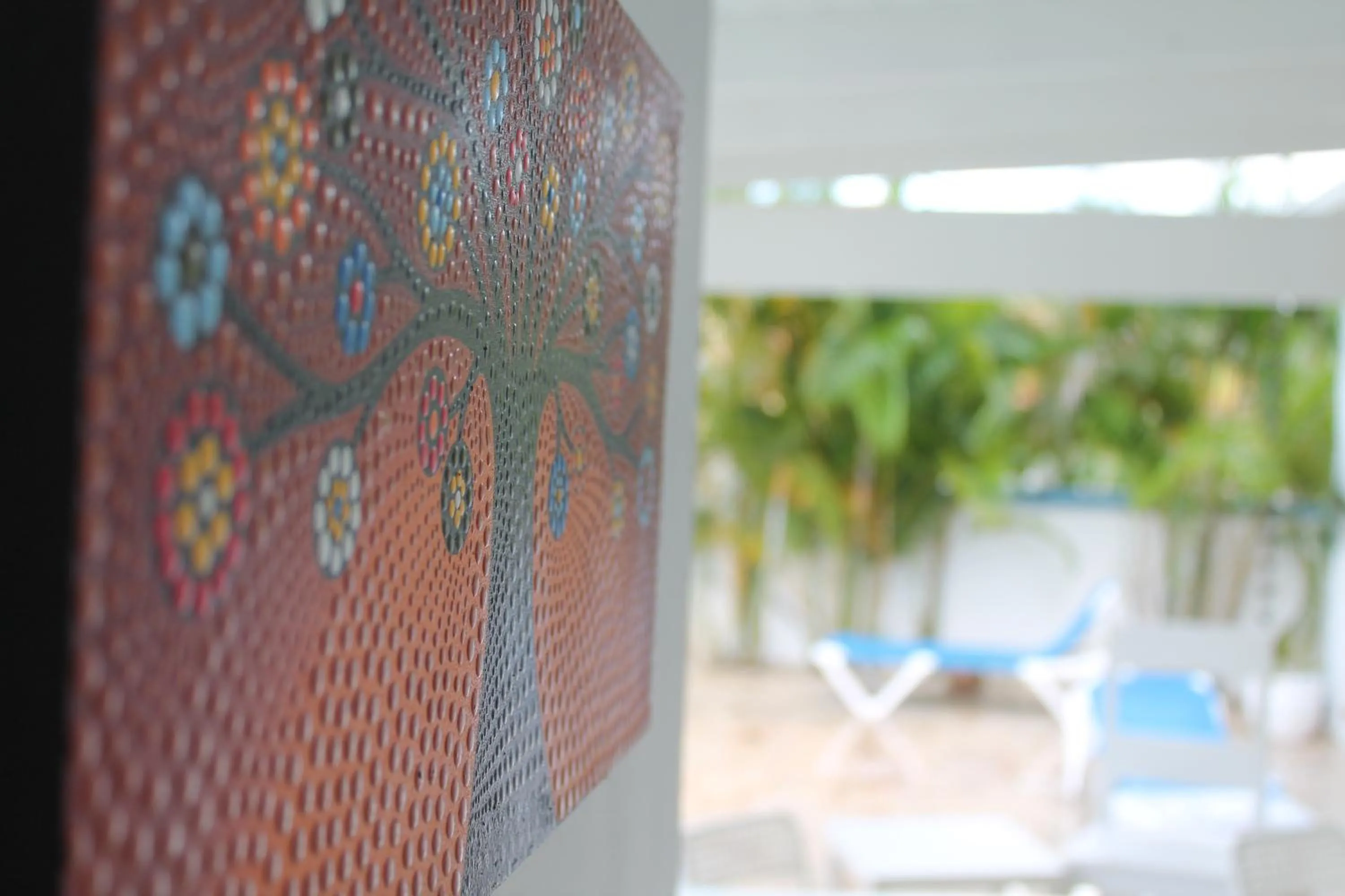 Patio in B&B Villa Luna