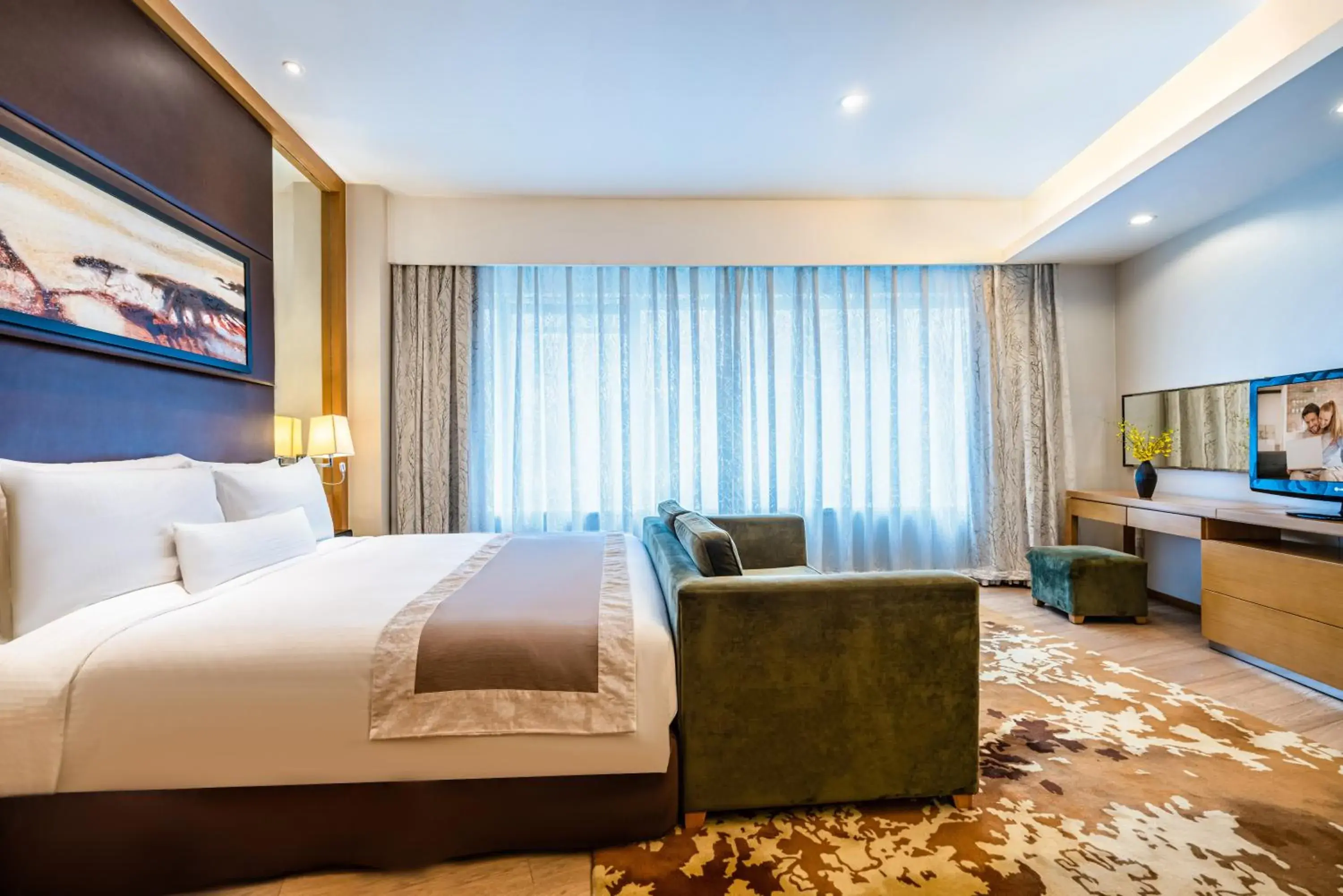 Bedroom, Bed in Somerset Riverview Chengdu Bedroom, Bed in Somerset Riverview Chengdu