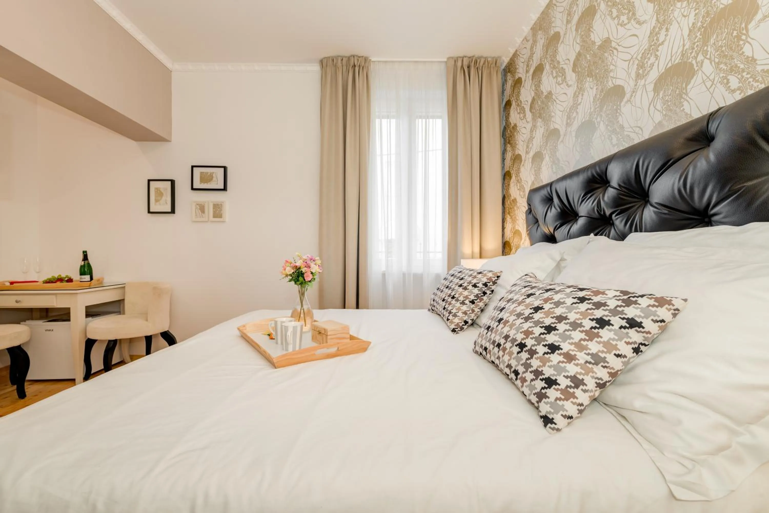 Bed in Deluxe Rooms Tramonto