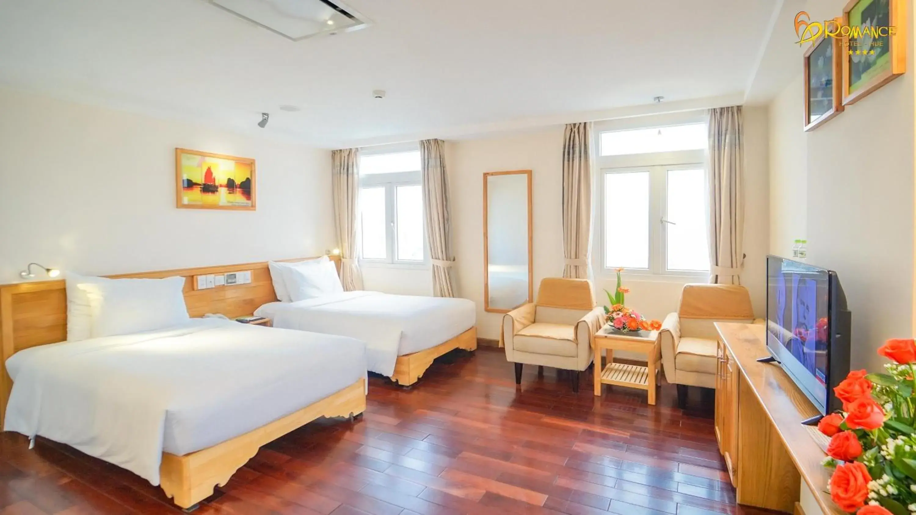 Bedroom, Bed in Romance Hotel Bedroom, Bed in Romance Hotel