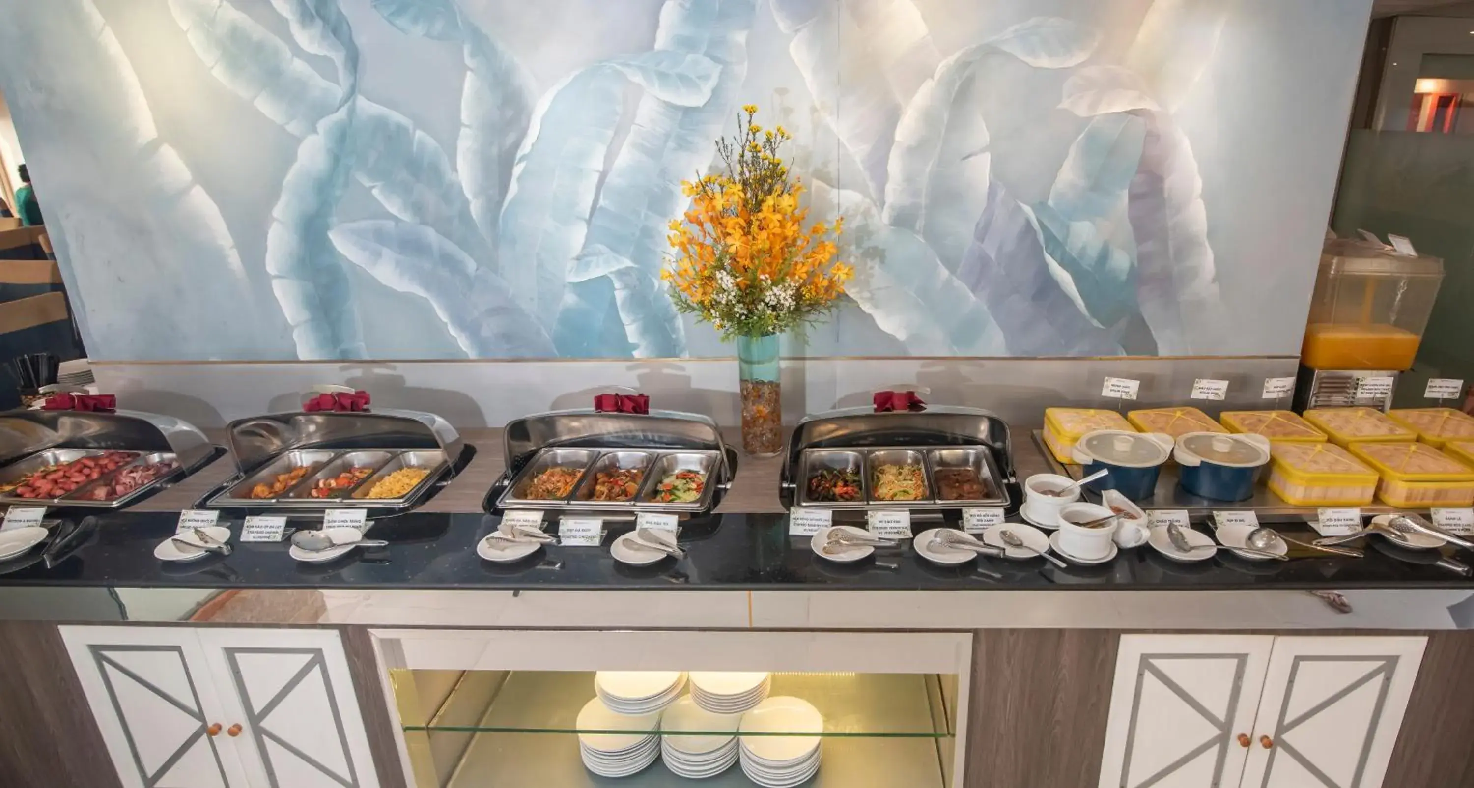 Buffet breakfast in Romance Hotel Buffet breakfast in Romance Hotel