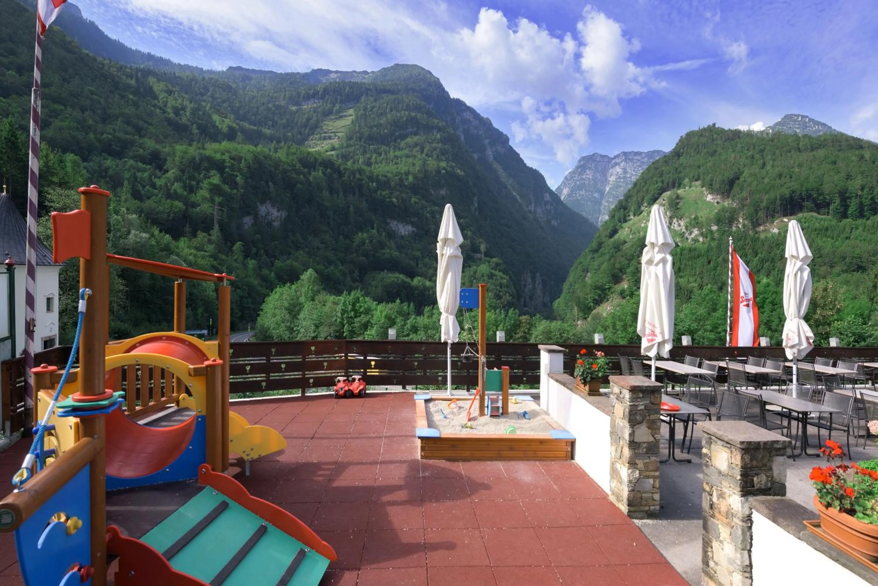 Children play ground in Hotel Pass Lueg
