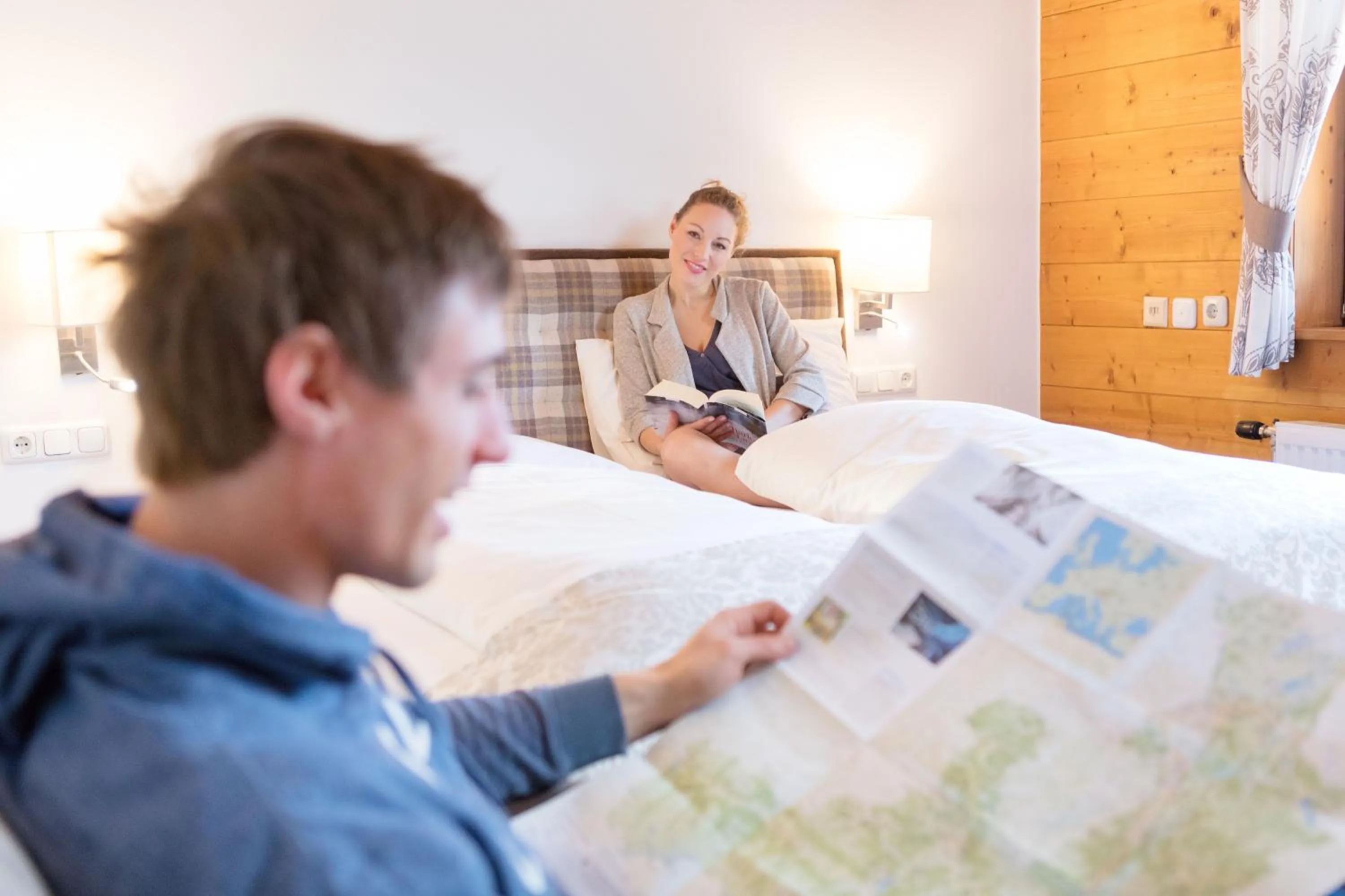 Bedroom in Hotel Pass Lueg