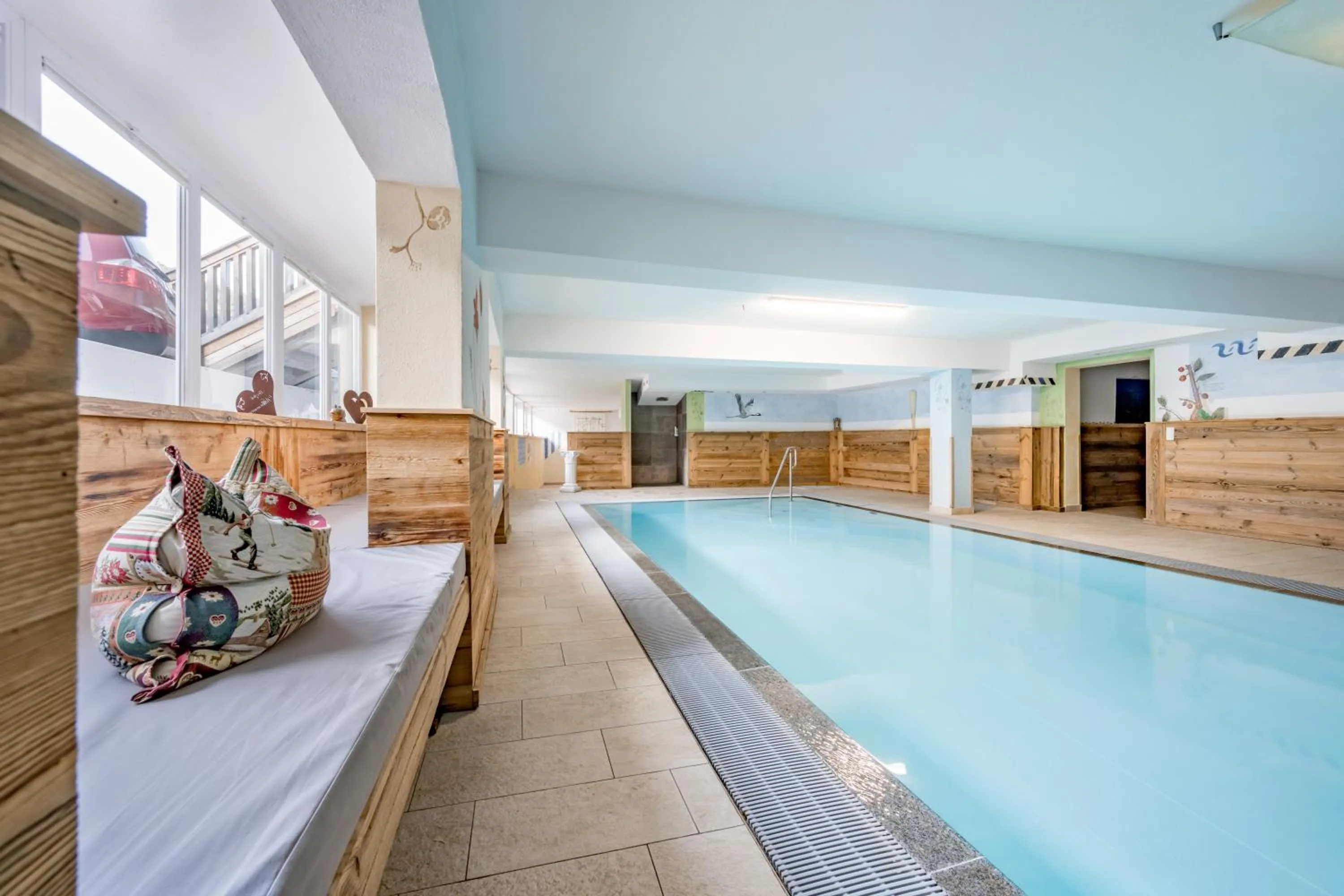 Pool view in Der Grubacher