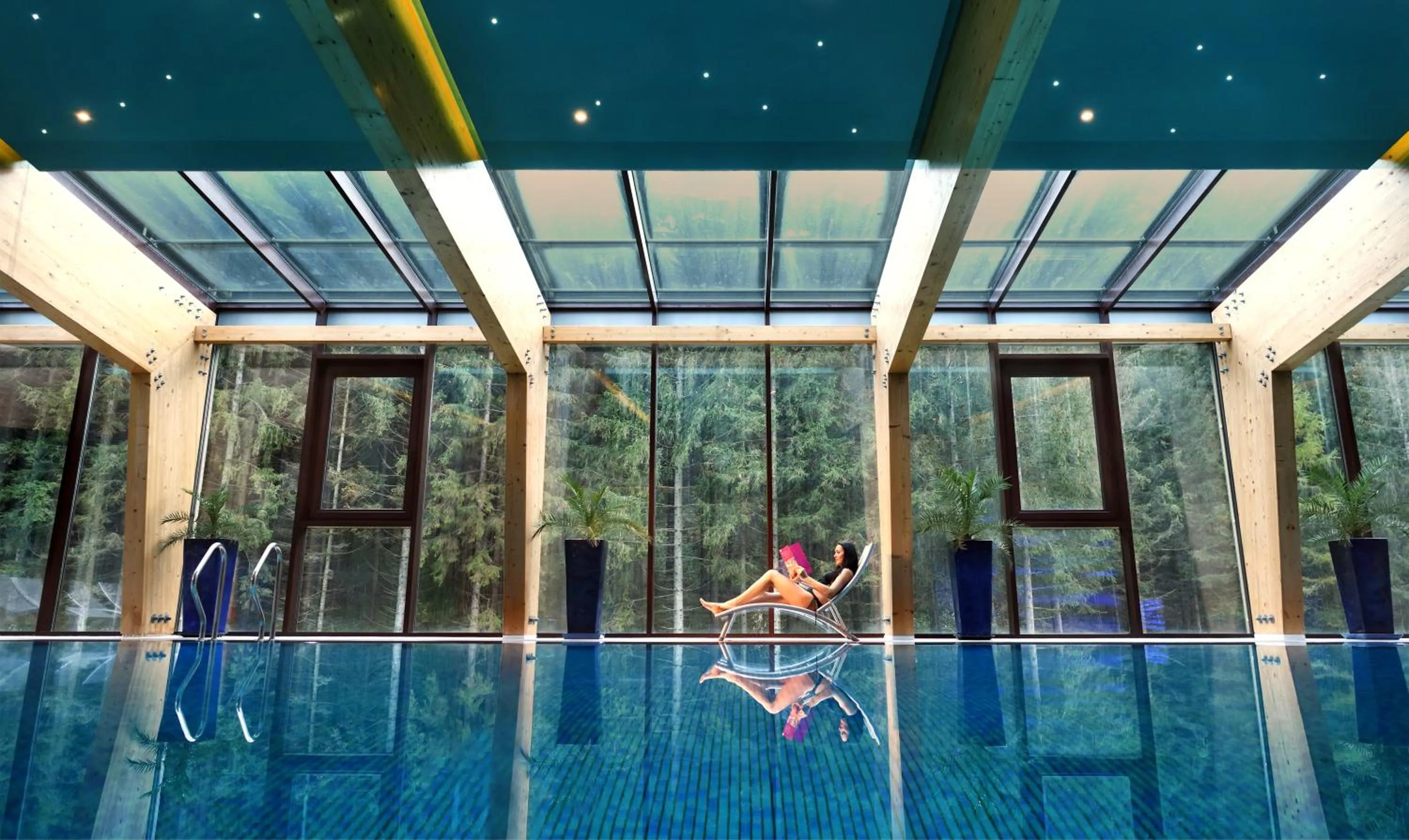 Swimming pool in Wellness Hotel Chopok