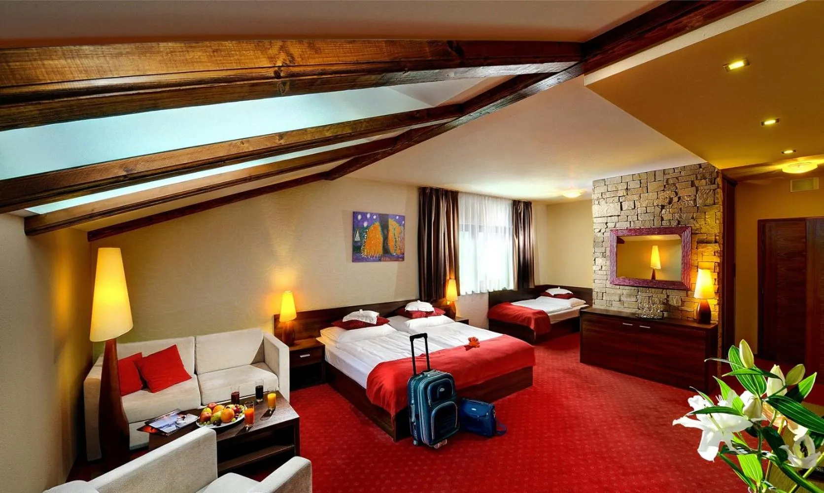 Photo of the whole room, Bed in Wellness Hotel Chopok