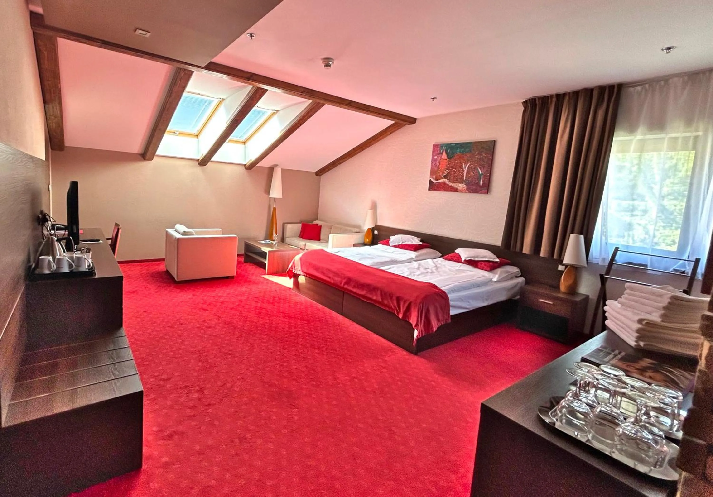 Bed in Wellness Hotel Chopok