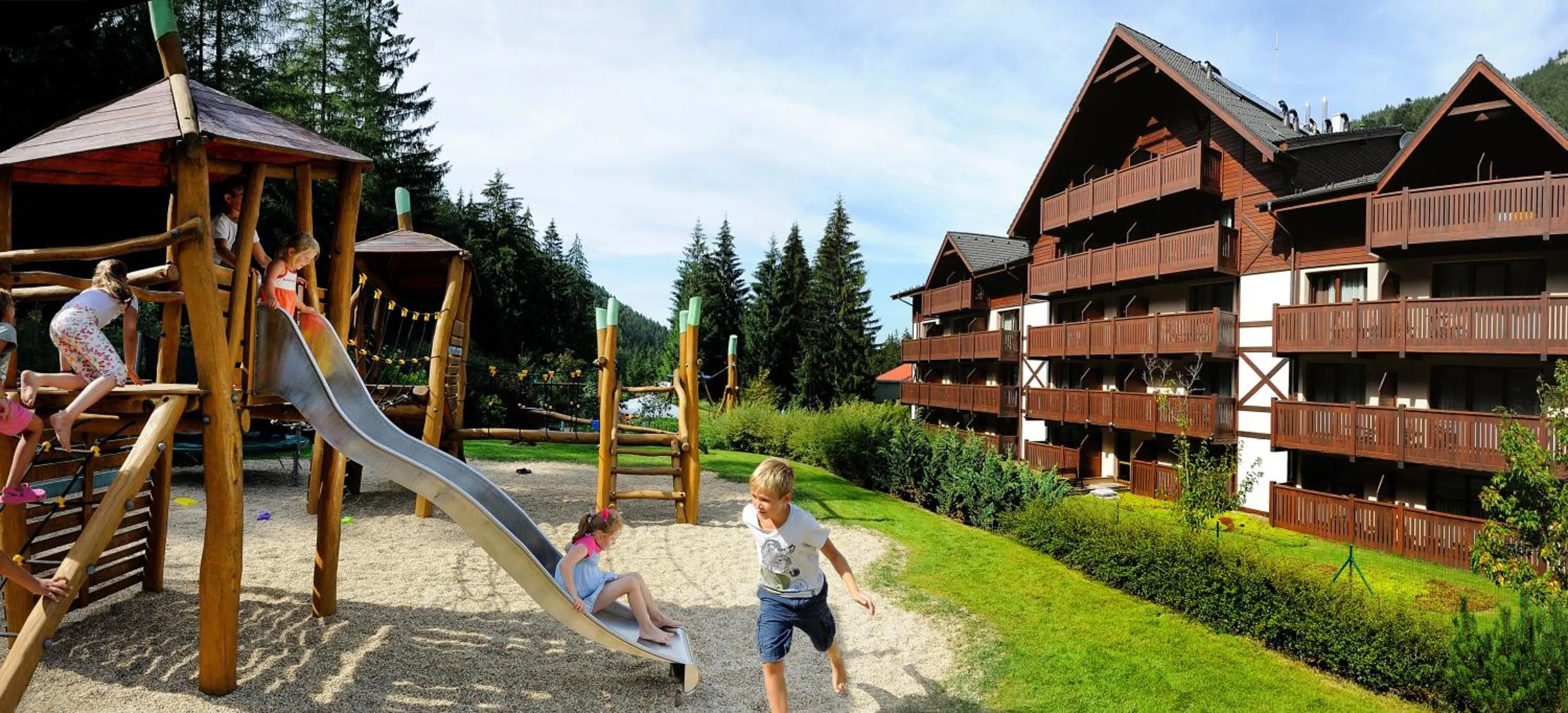 Children play ground in Wellness Hotel Chopok