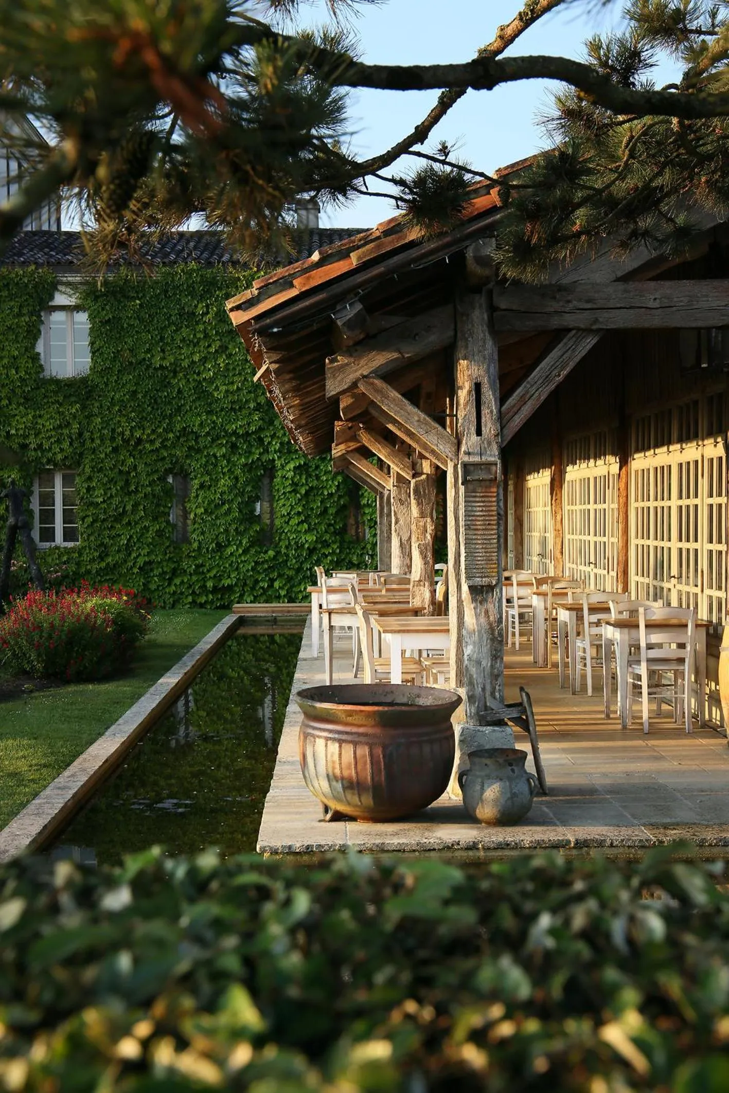 Patio in Les Sources de Caudalie