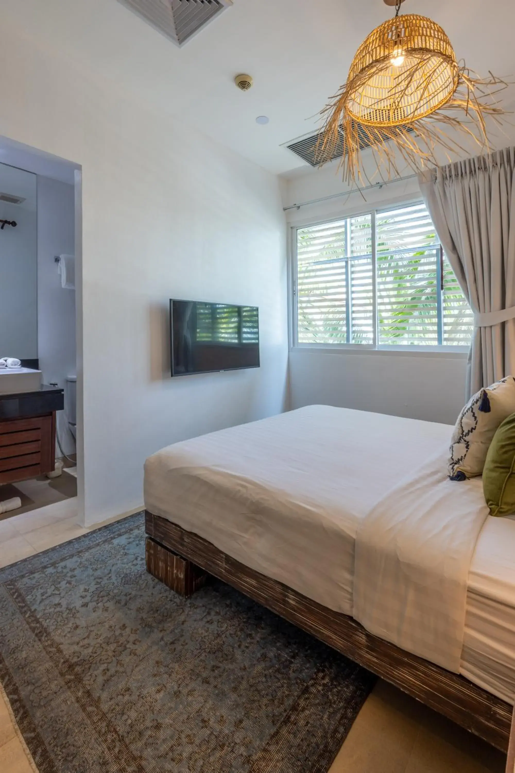 TV and multimedia, Bed in Selina Serenity Rawai Phuket TV and multimedia, Bed in Selina Serenity Rawai Phuket