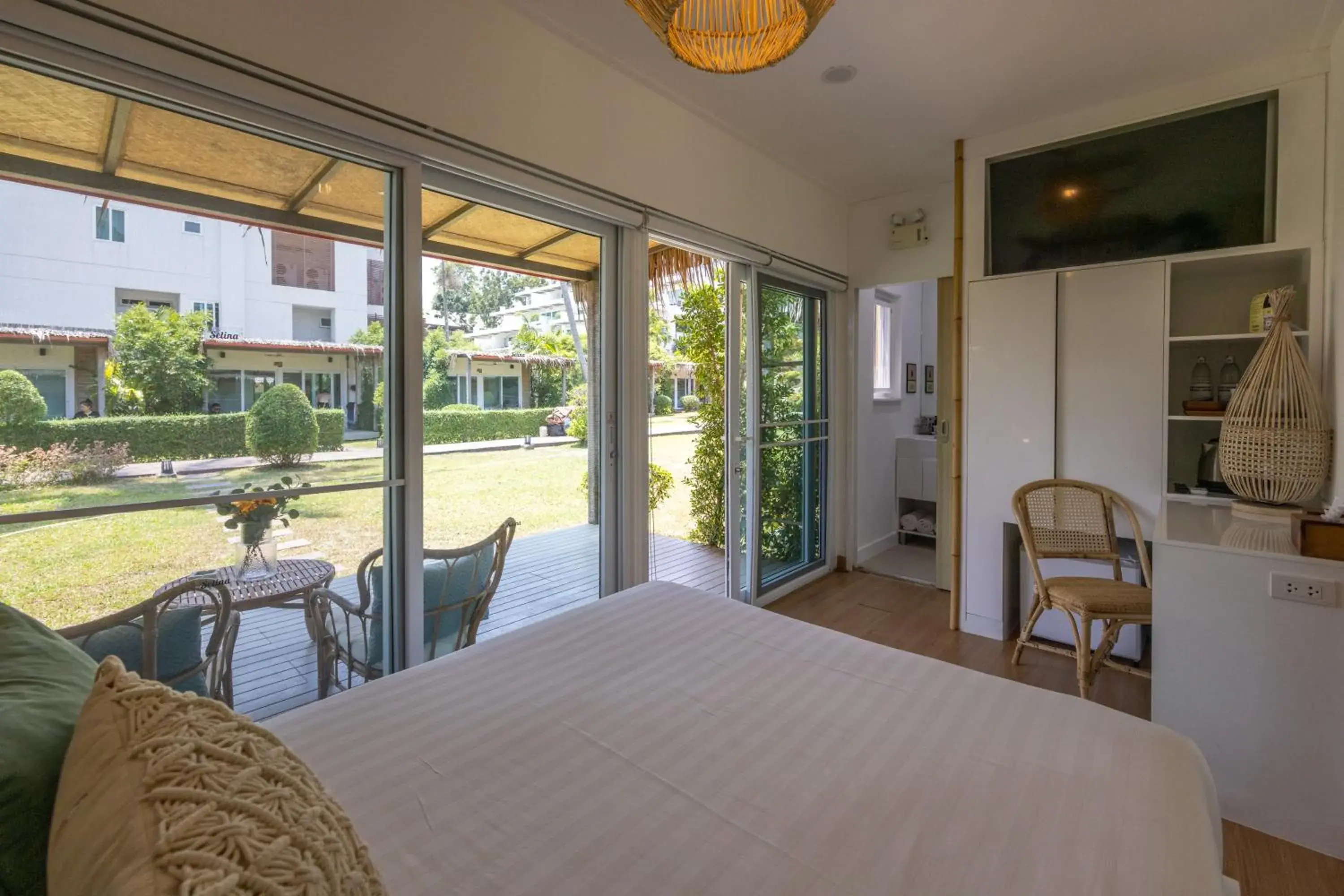 TV and multimedia, Bed in Selina Serenity Rawai Phuket TV and multimedia, Bed in Selina Serenity Rawai Phuket