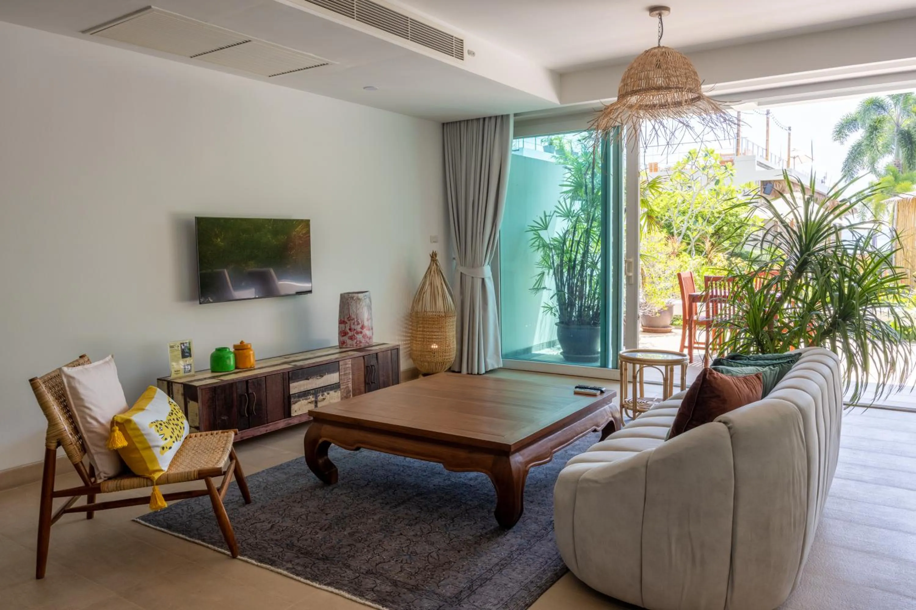 Living room in Selina Serenity Rawai Phuket