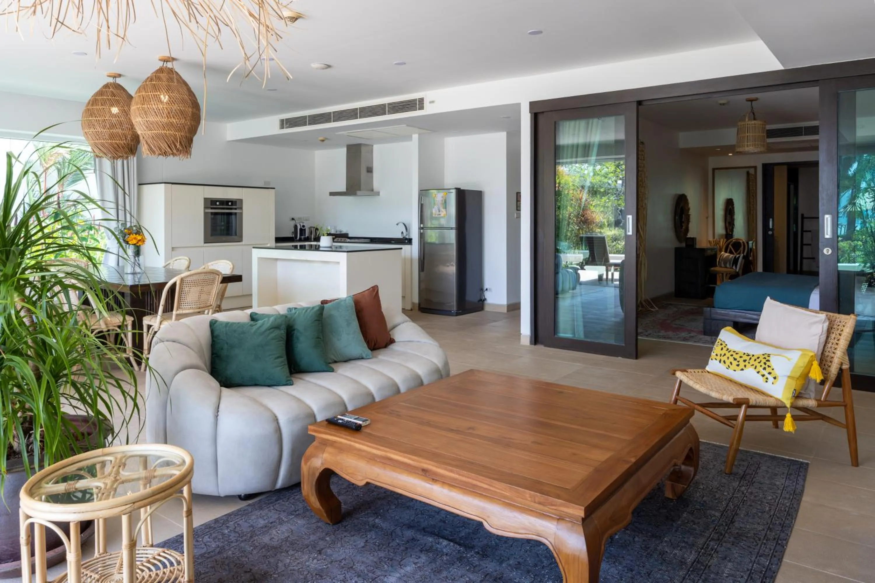 Living room in Selina Serenity Rawai Phuket