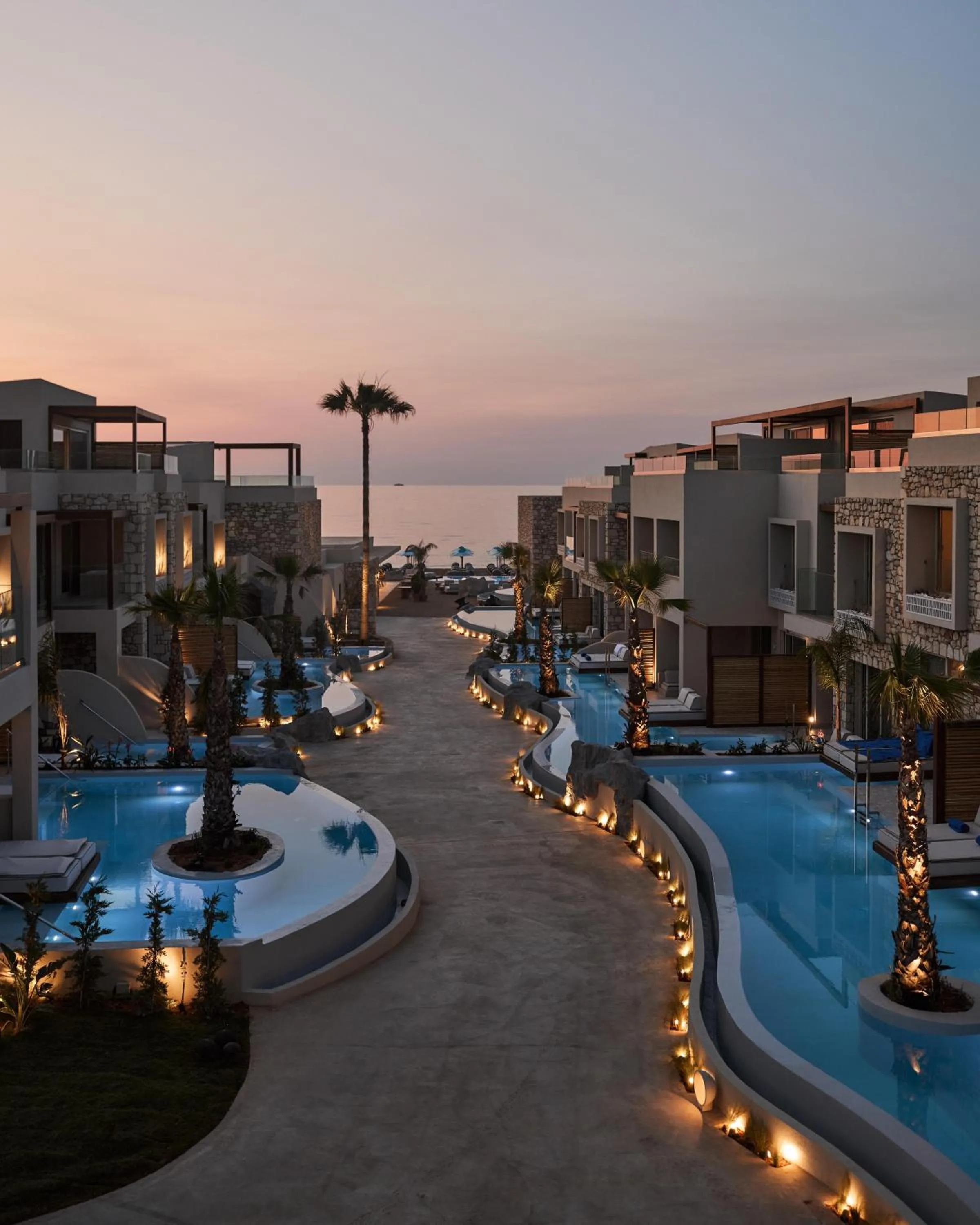 Swimming pool in Uzenie All Suites Boutique Resort