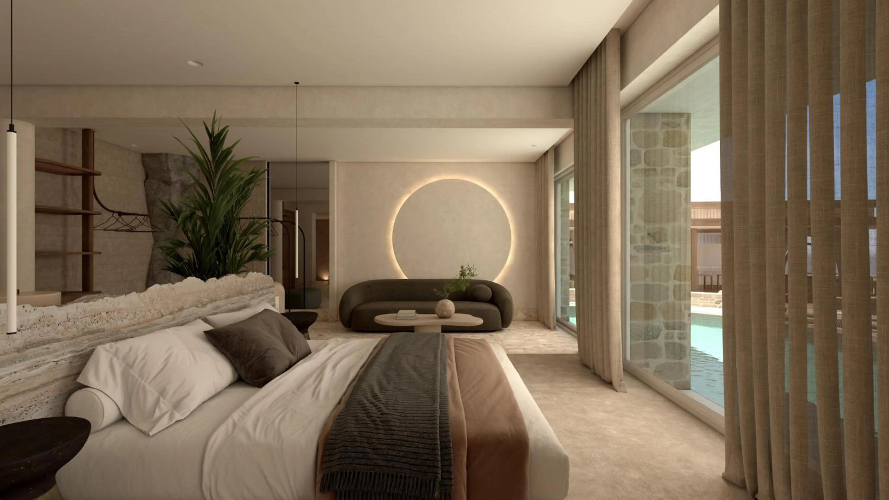 Photo of the whole room, Bed in Uzenie All Suites Boutique Resort