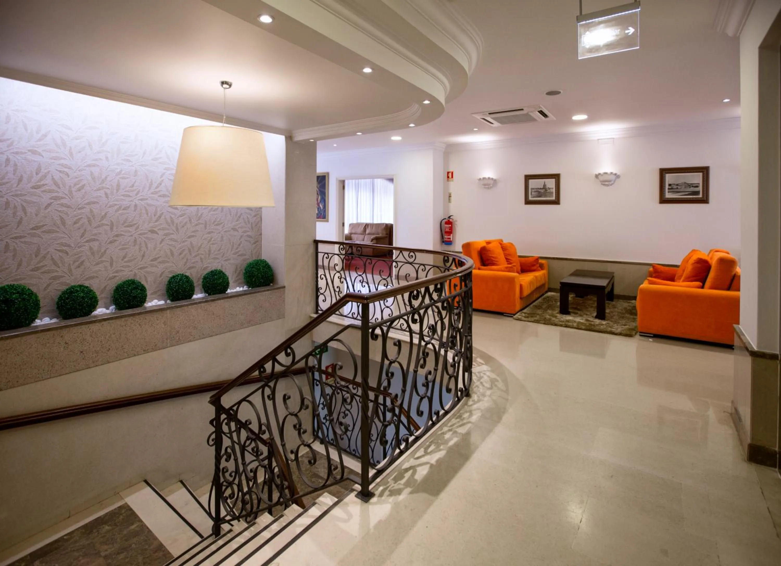 Seating area in Avenida de Fatima