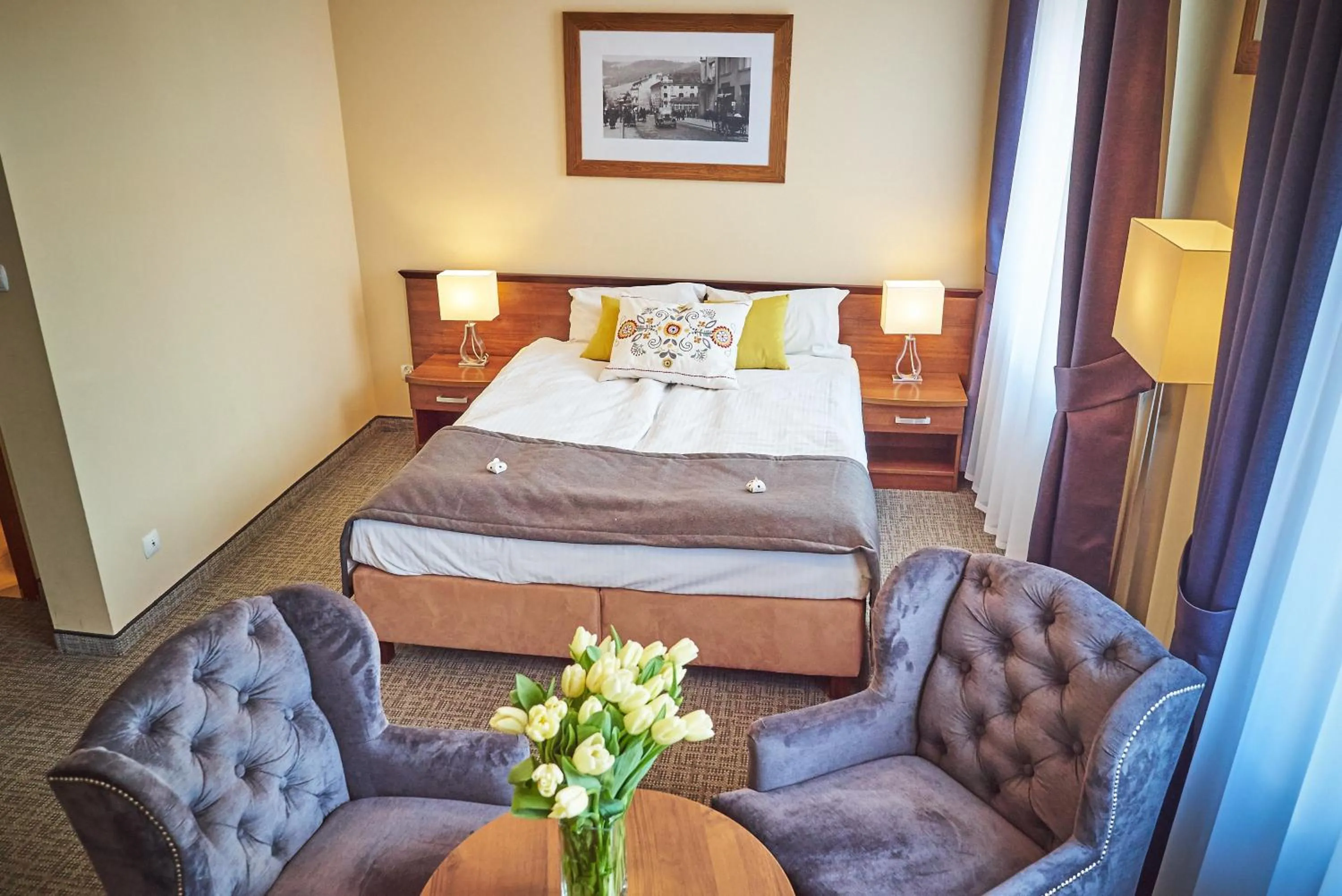 Photo of the whole room, Bed in Villa Vita Krupówki