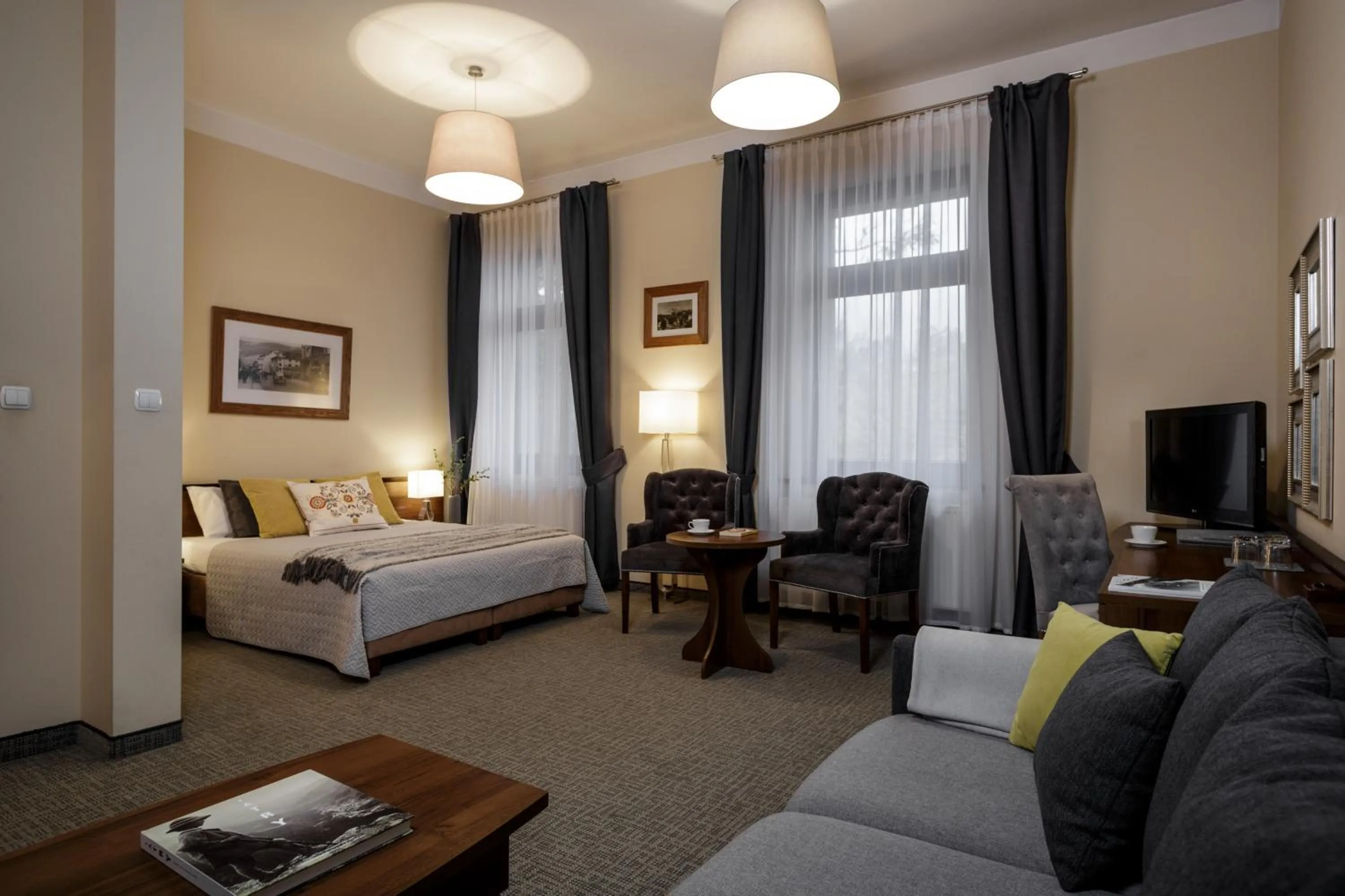 Photo of the whole room, Bed in Villa Vita Krupówki