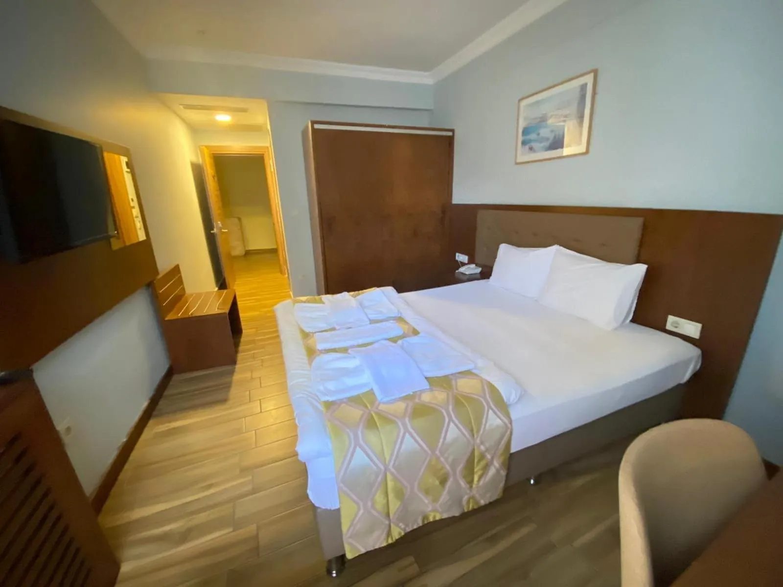 Bed in Hill River Hotel