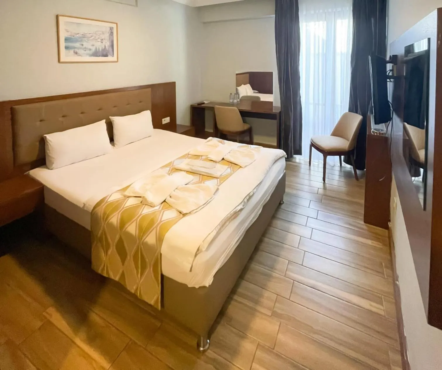 Bed in Hill River Hotel