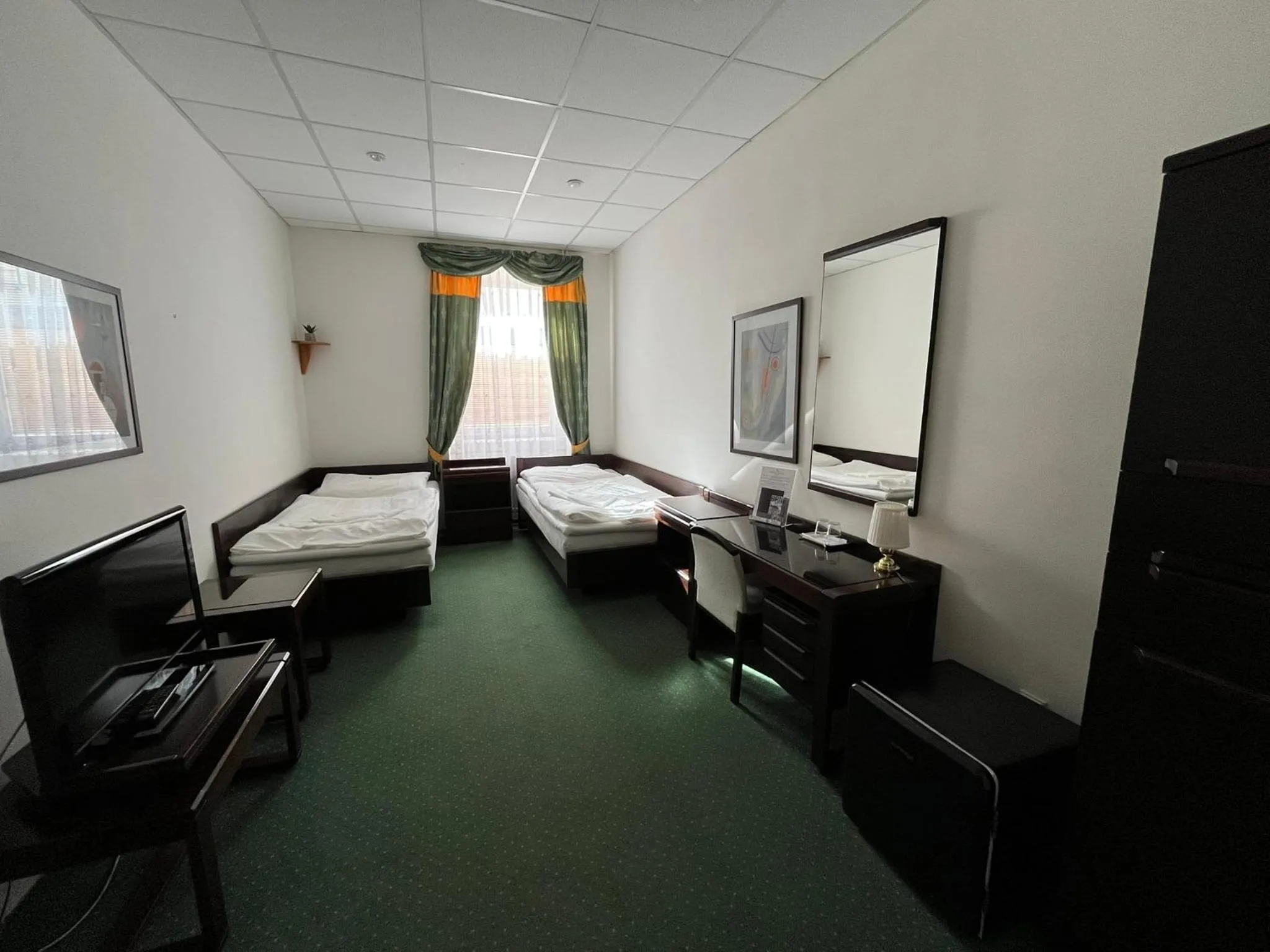 Bed in Hotel Omega Brno