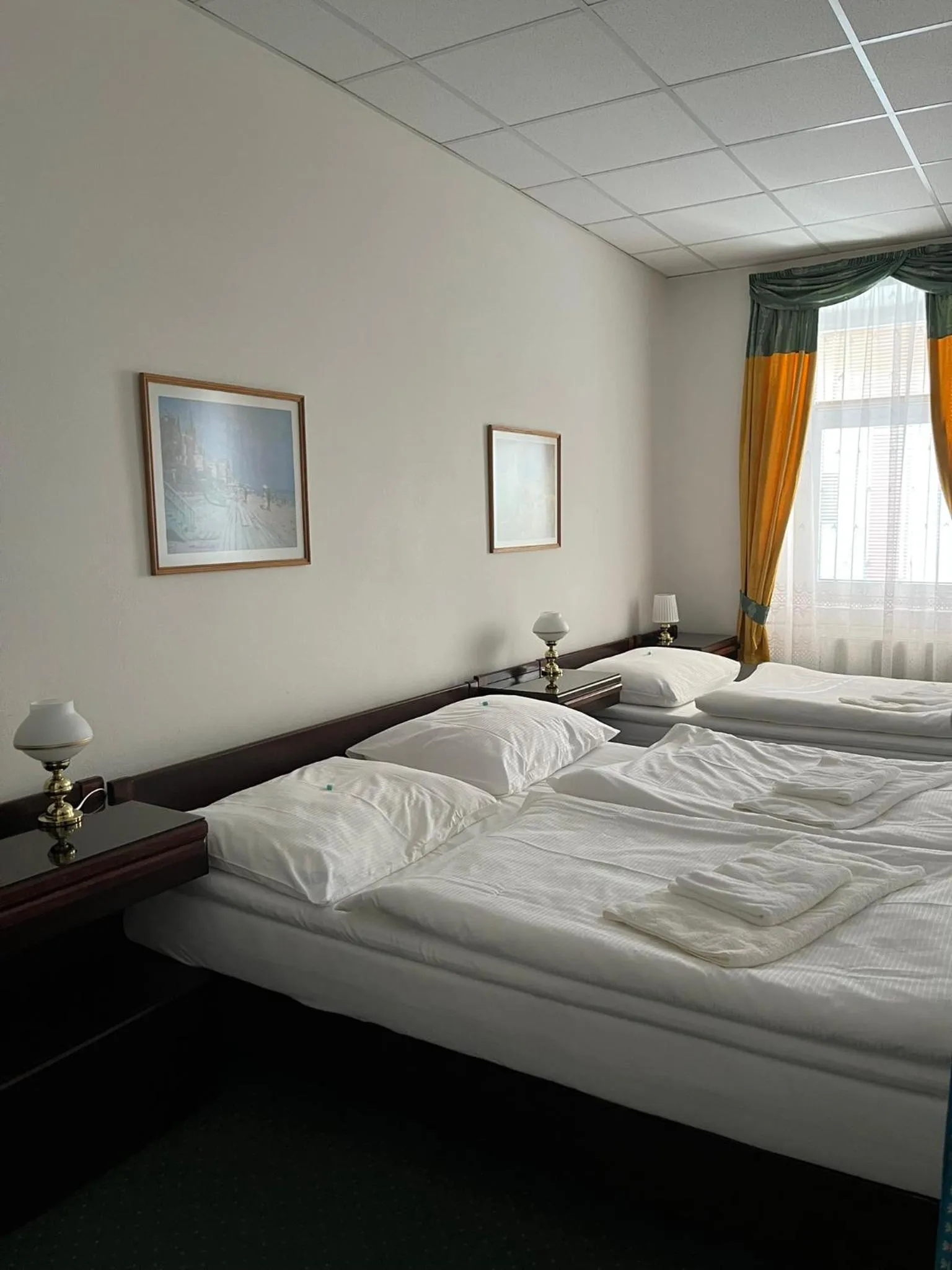 Bed in Hotel Omega Brno
