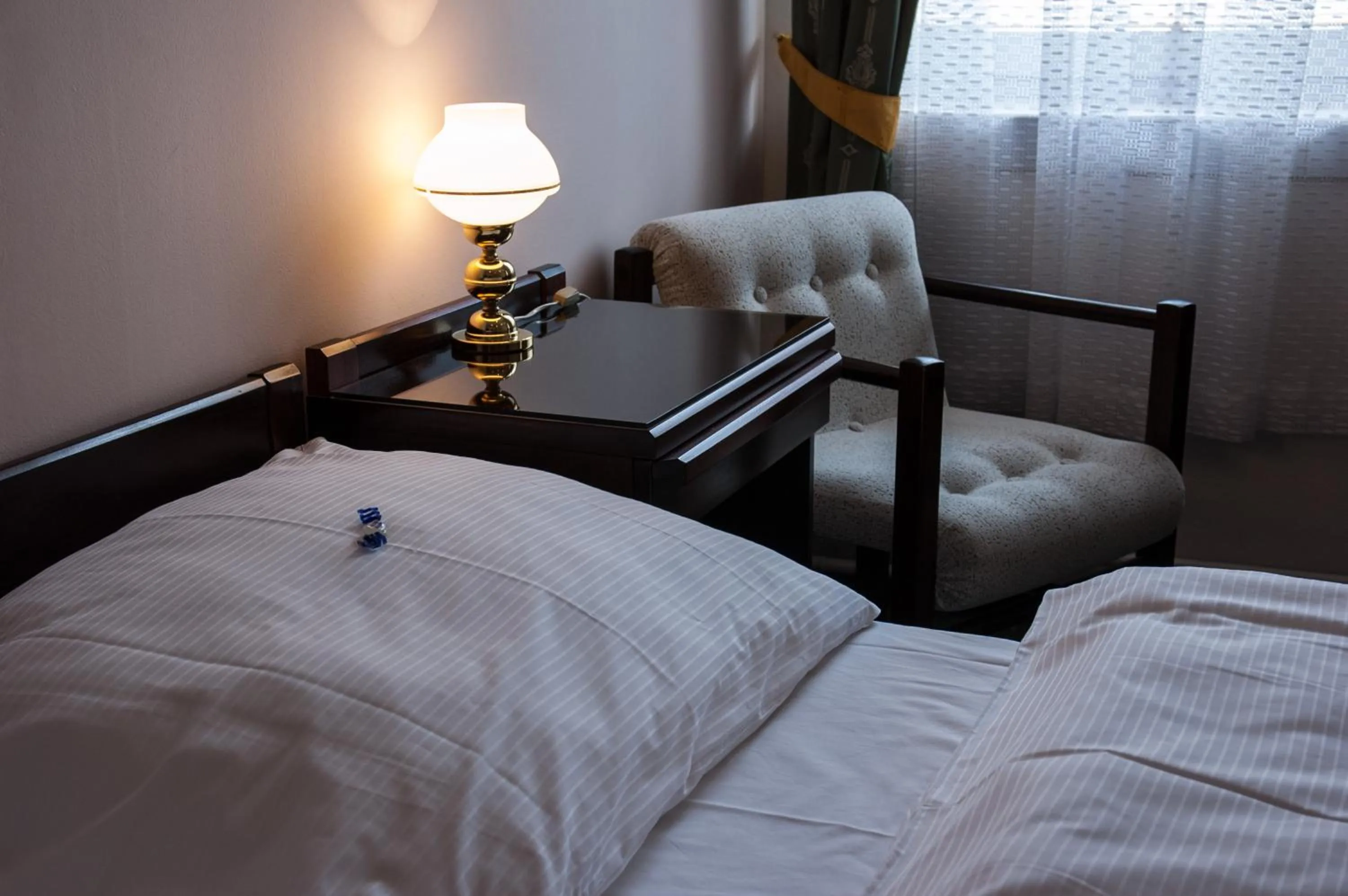 Bed in Hotel Omega Brno