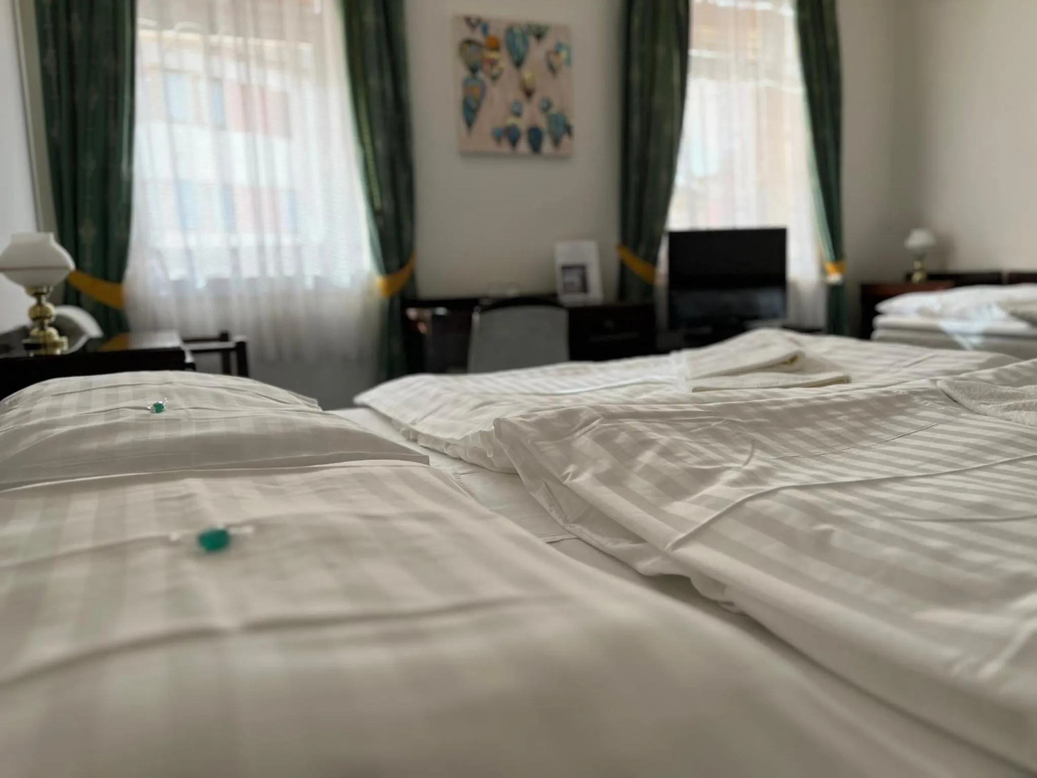 Bed in Hotel Omega Brno