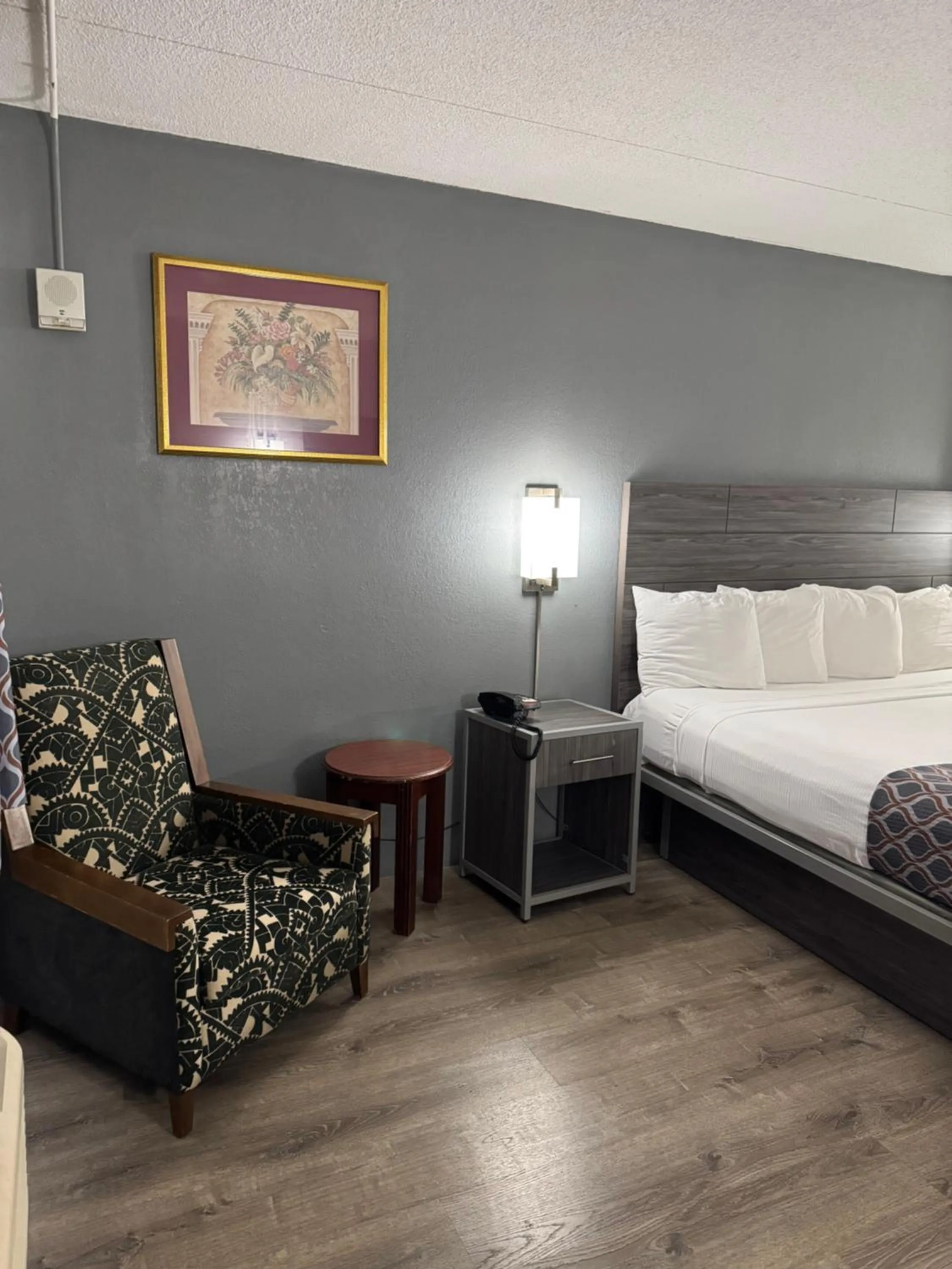 Bed in Blue Star Motel