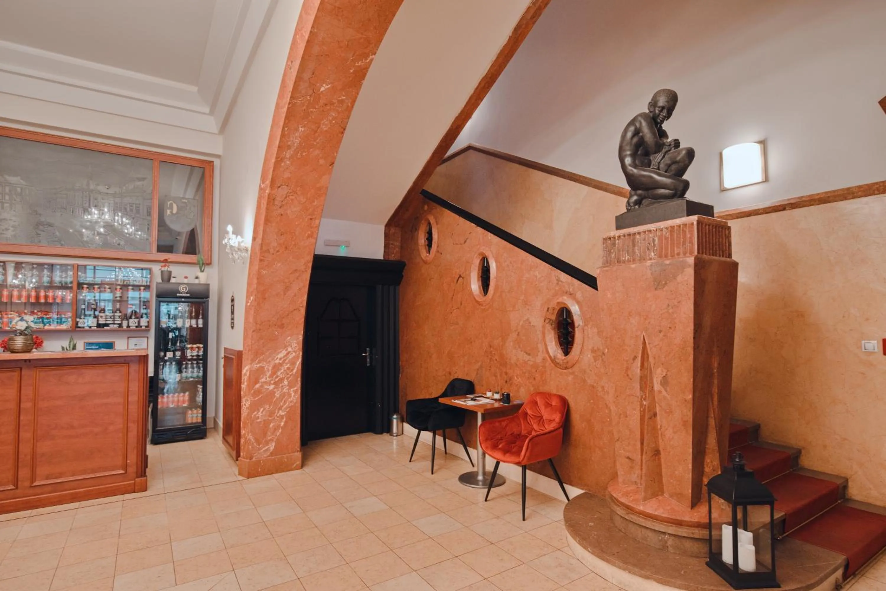 Seating area in Hotel Grand