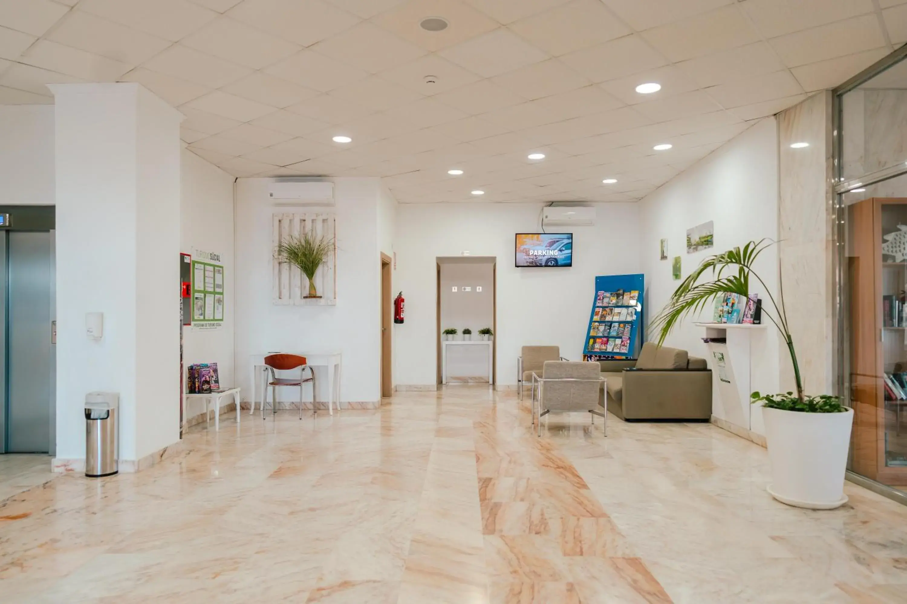 Lobby or reception in Port Europa Lobby or reception in Port Europa