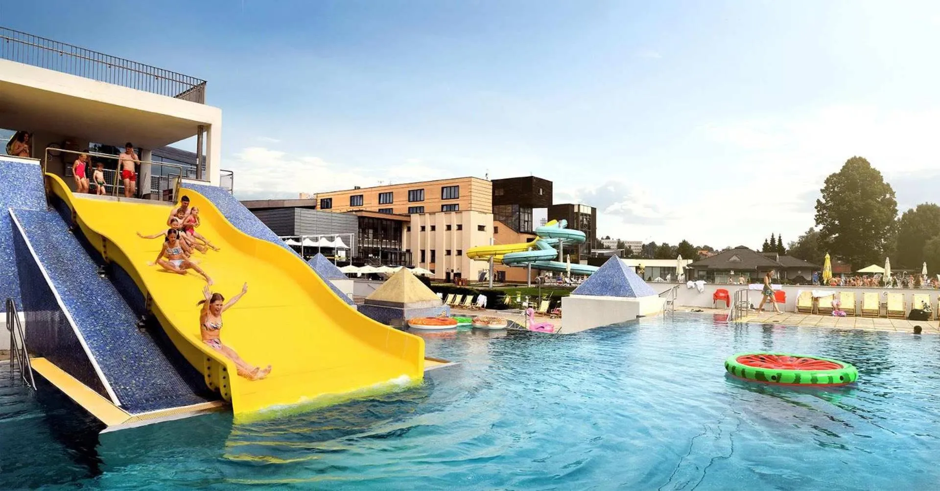 Aqua park in Hotel AquaCity Mountain View