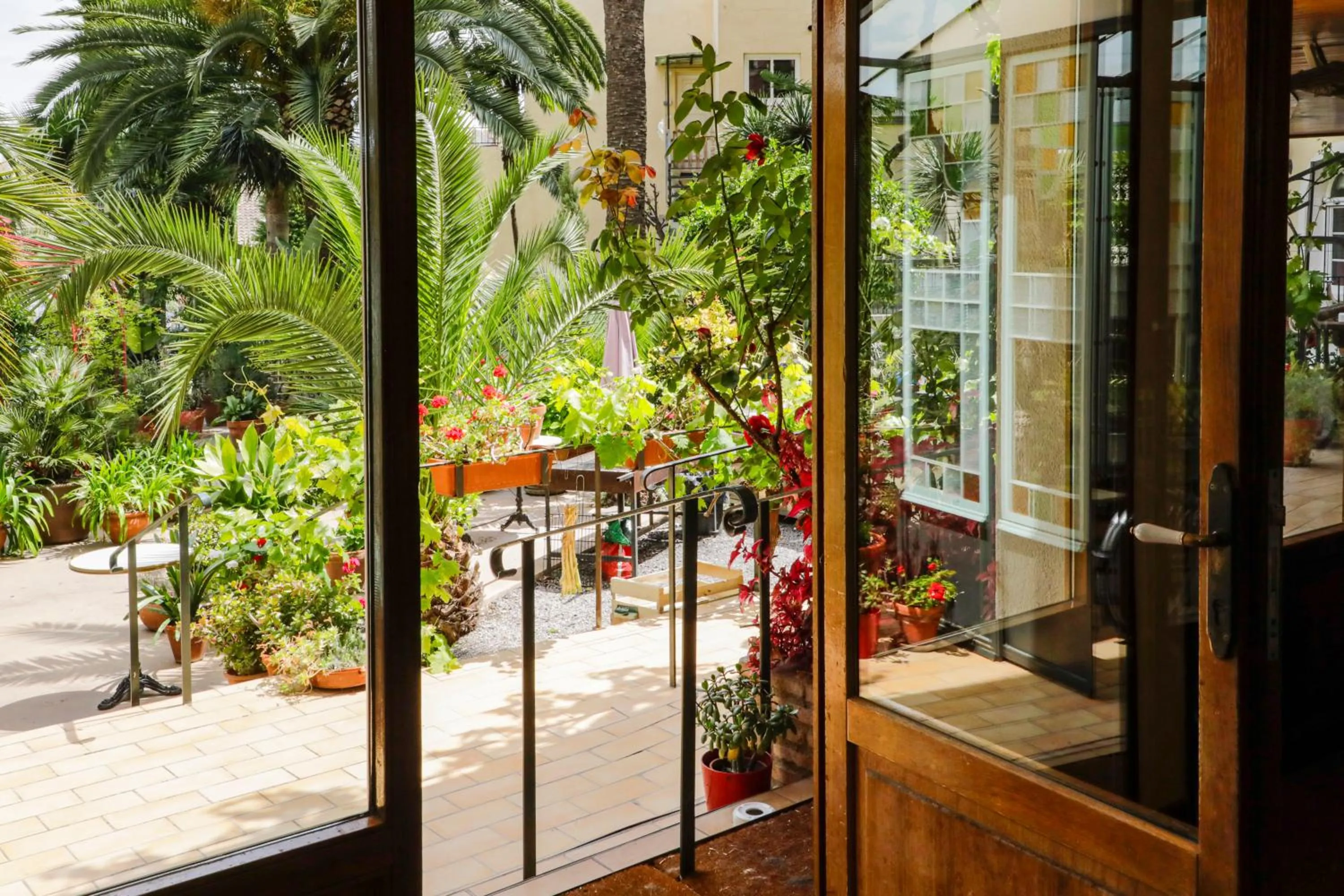 Garden view in Hotel Antiga