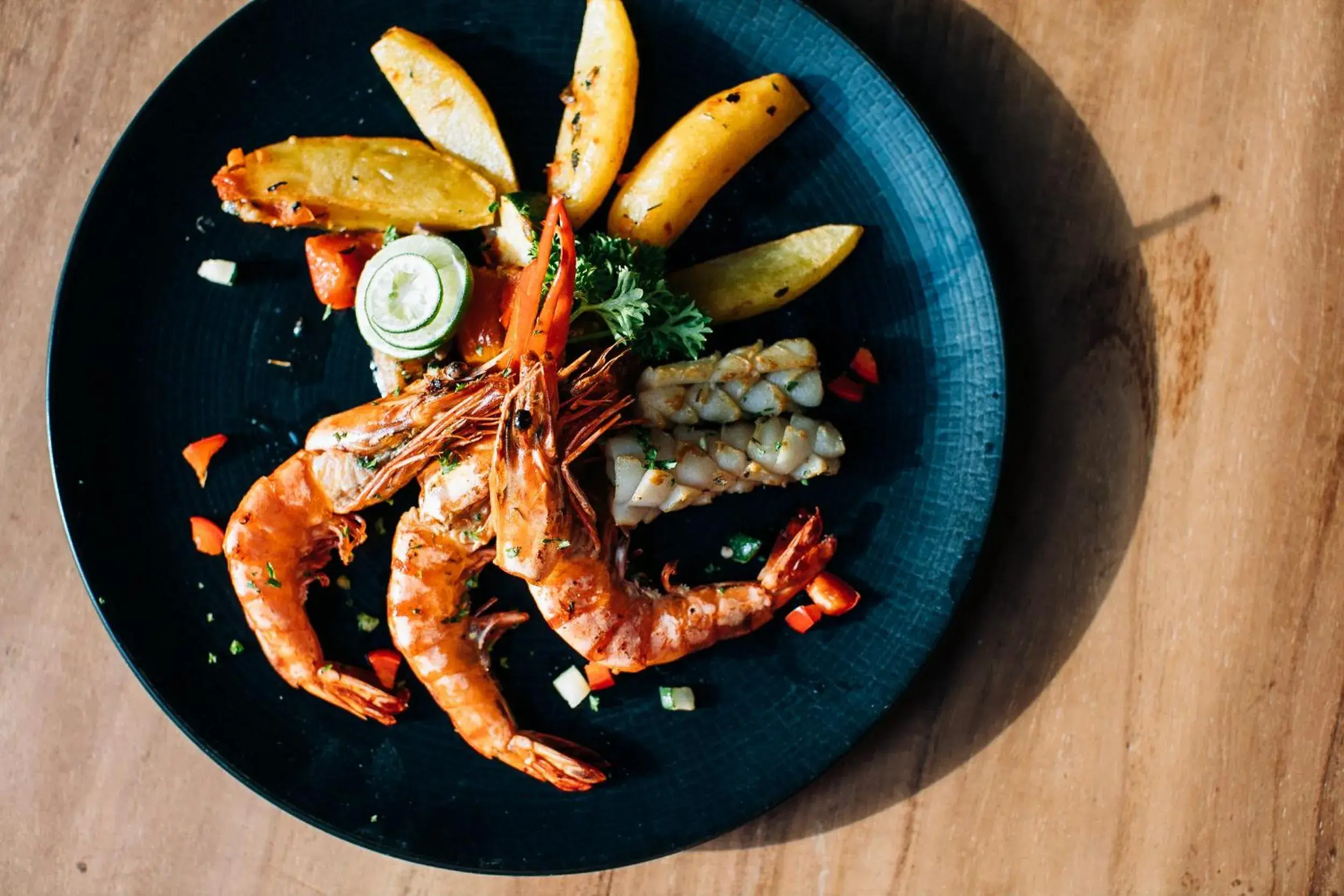 Food close-up in Majo Private Villas Food close-up in Majo Private Villas