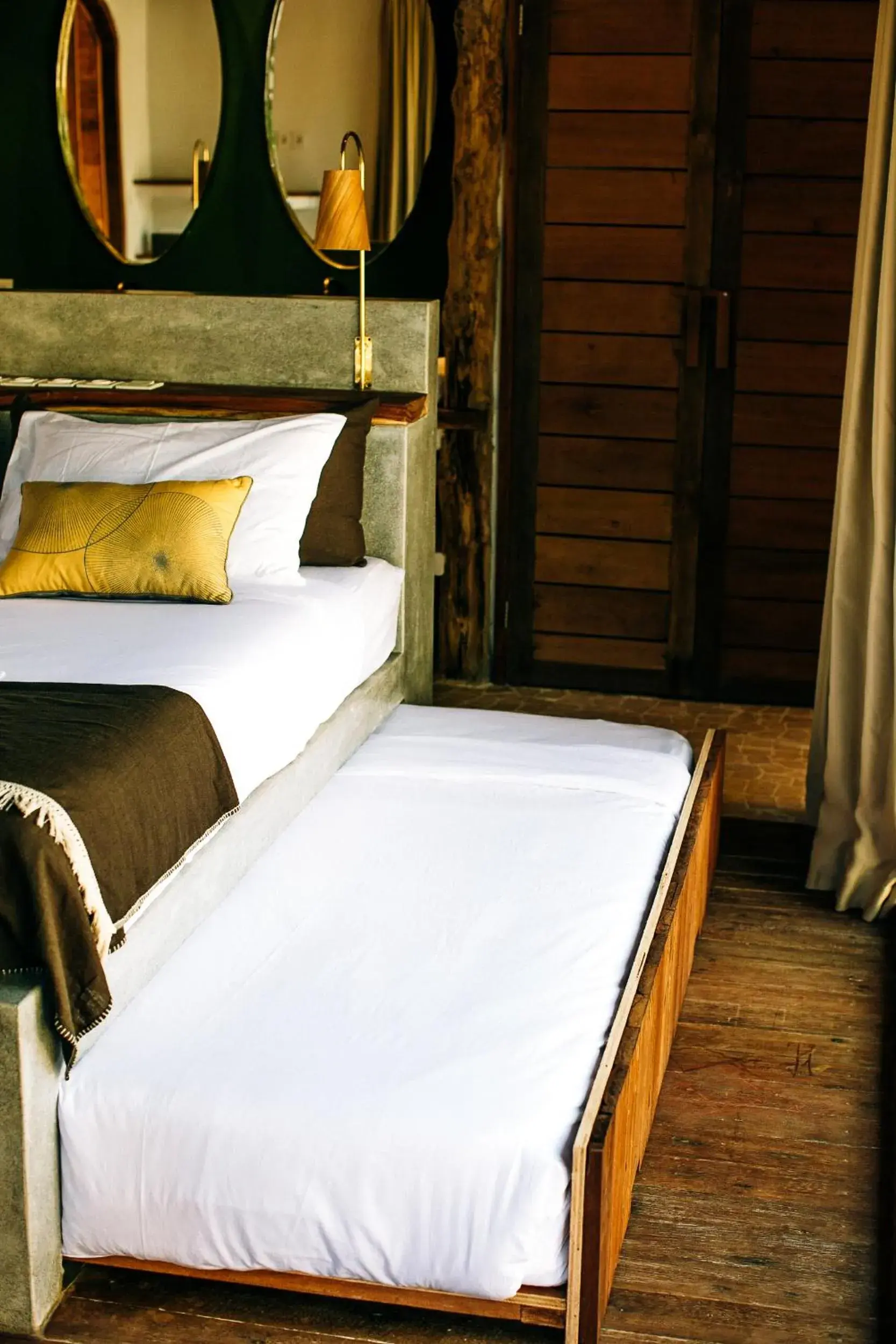 Bed in Majo Private Villas Bed in Majo Private Villas