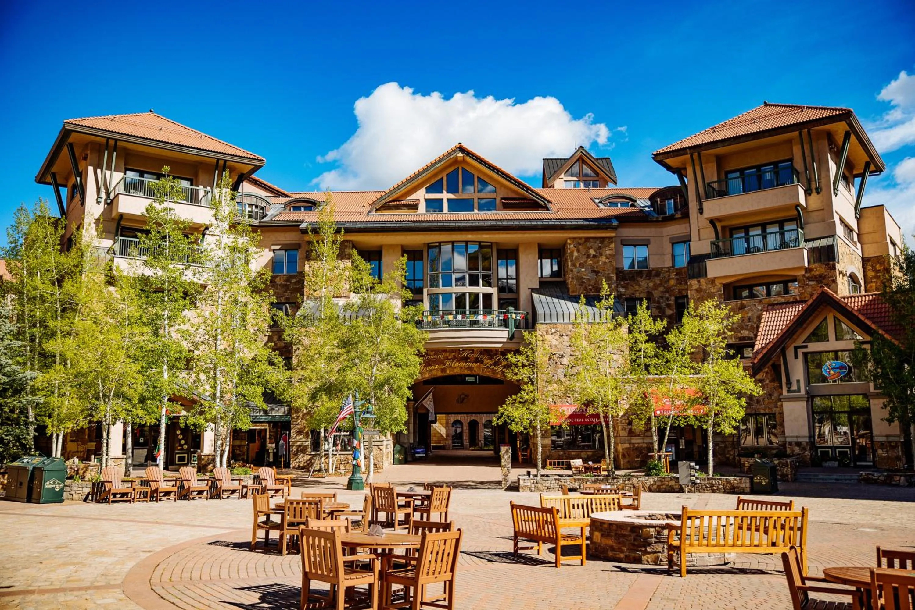 Property building in Fairmont Heritage Place, Franz Klammer Lodge
