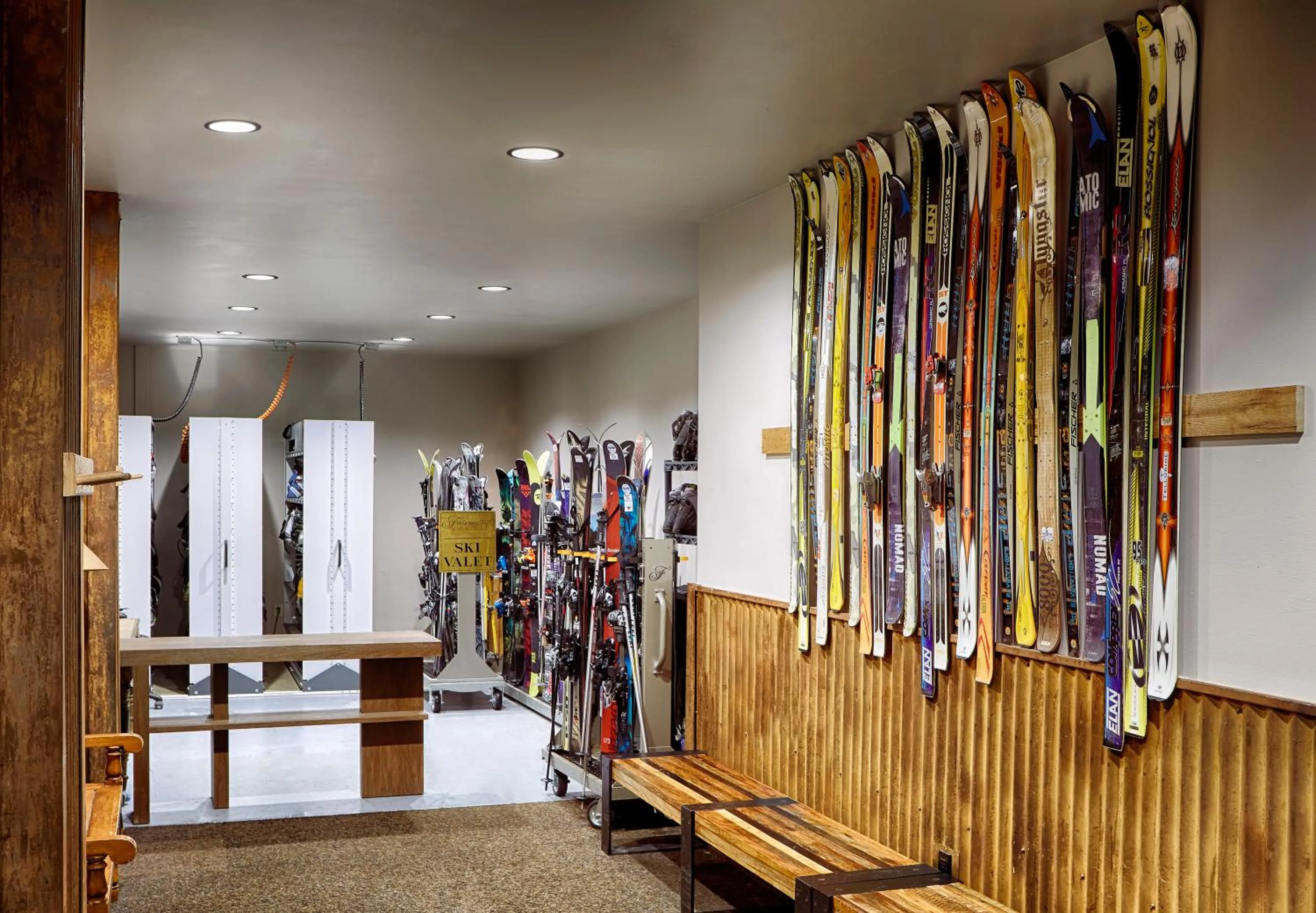 Skiing in Fairmont Heritage Place, Franz Klammer Lodge