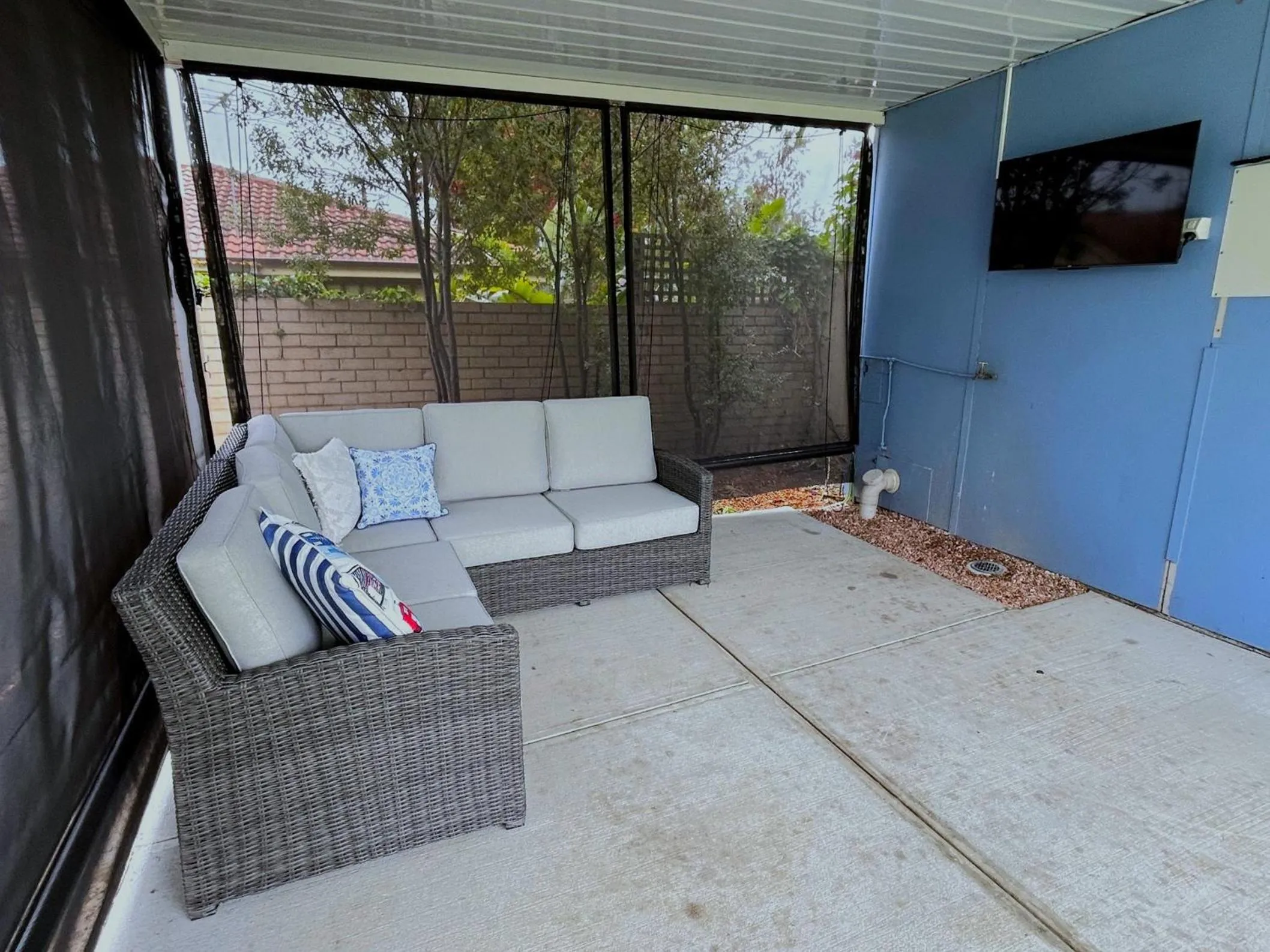 Patio in Mandurah Coastal Holiday Park