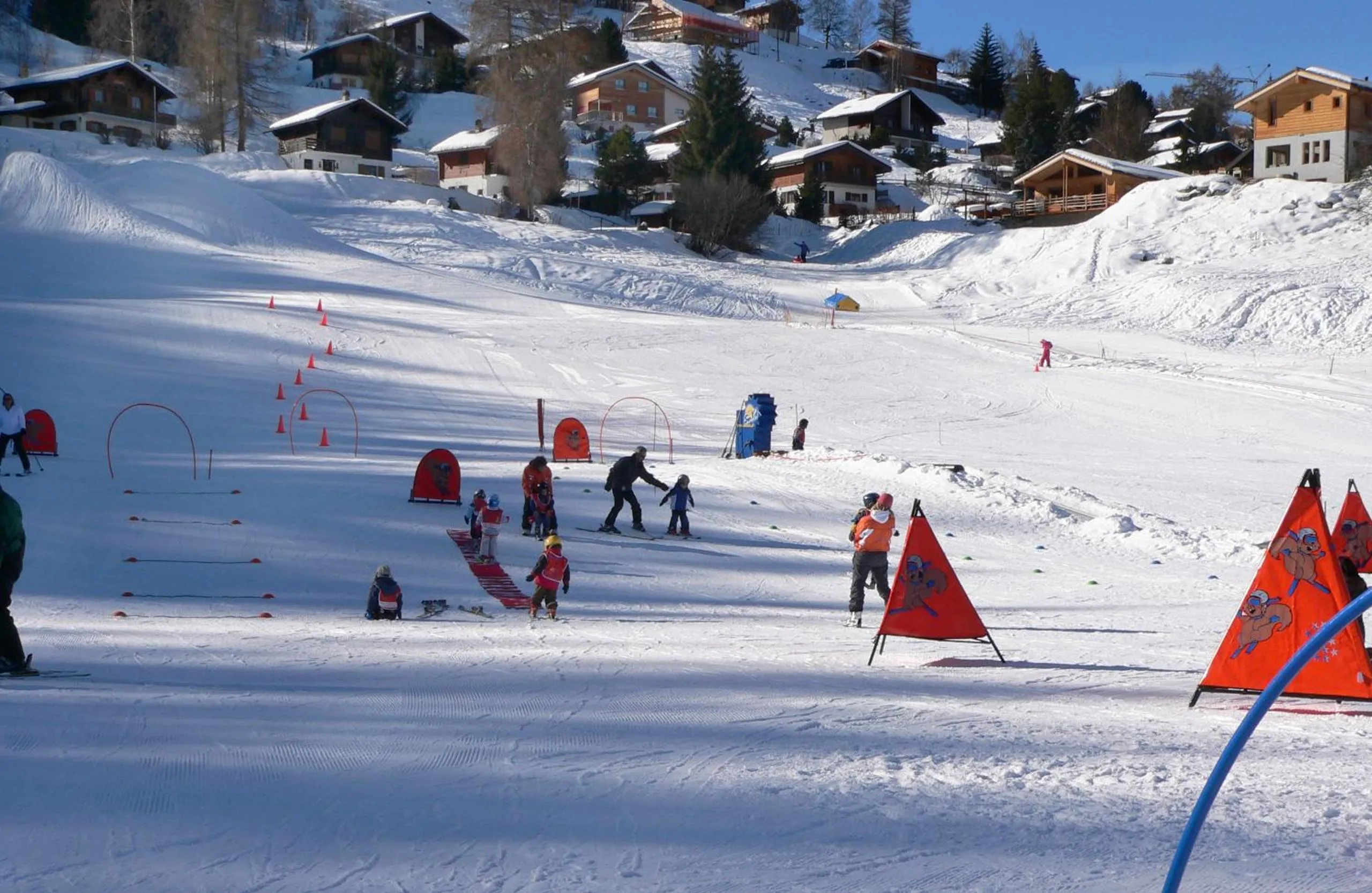 Skiing in La Montagnette, VERCORIN