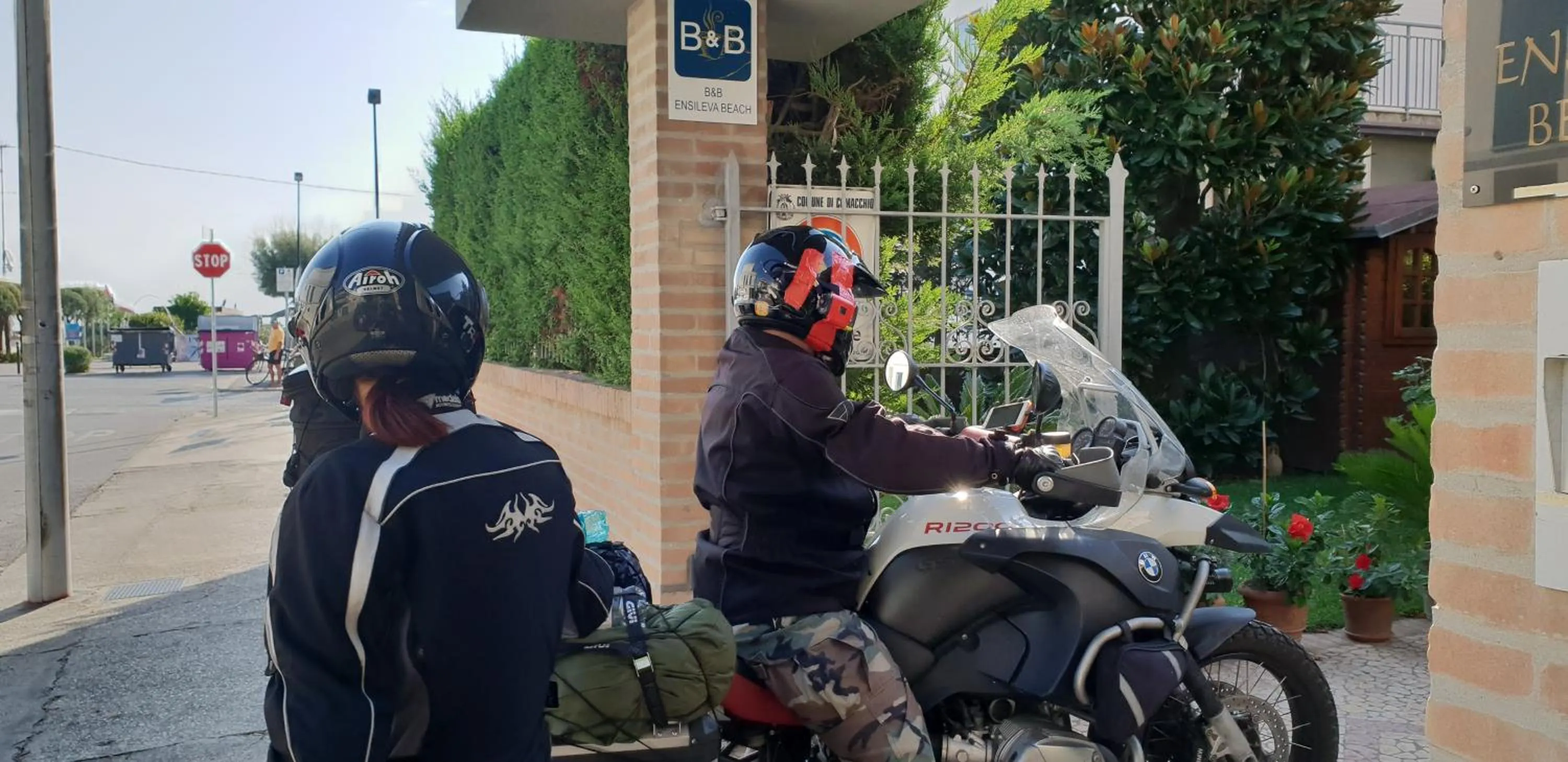 Garden in B&B ENSILEVA BEACH