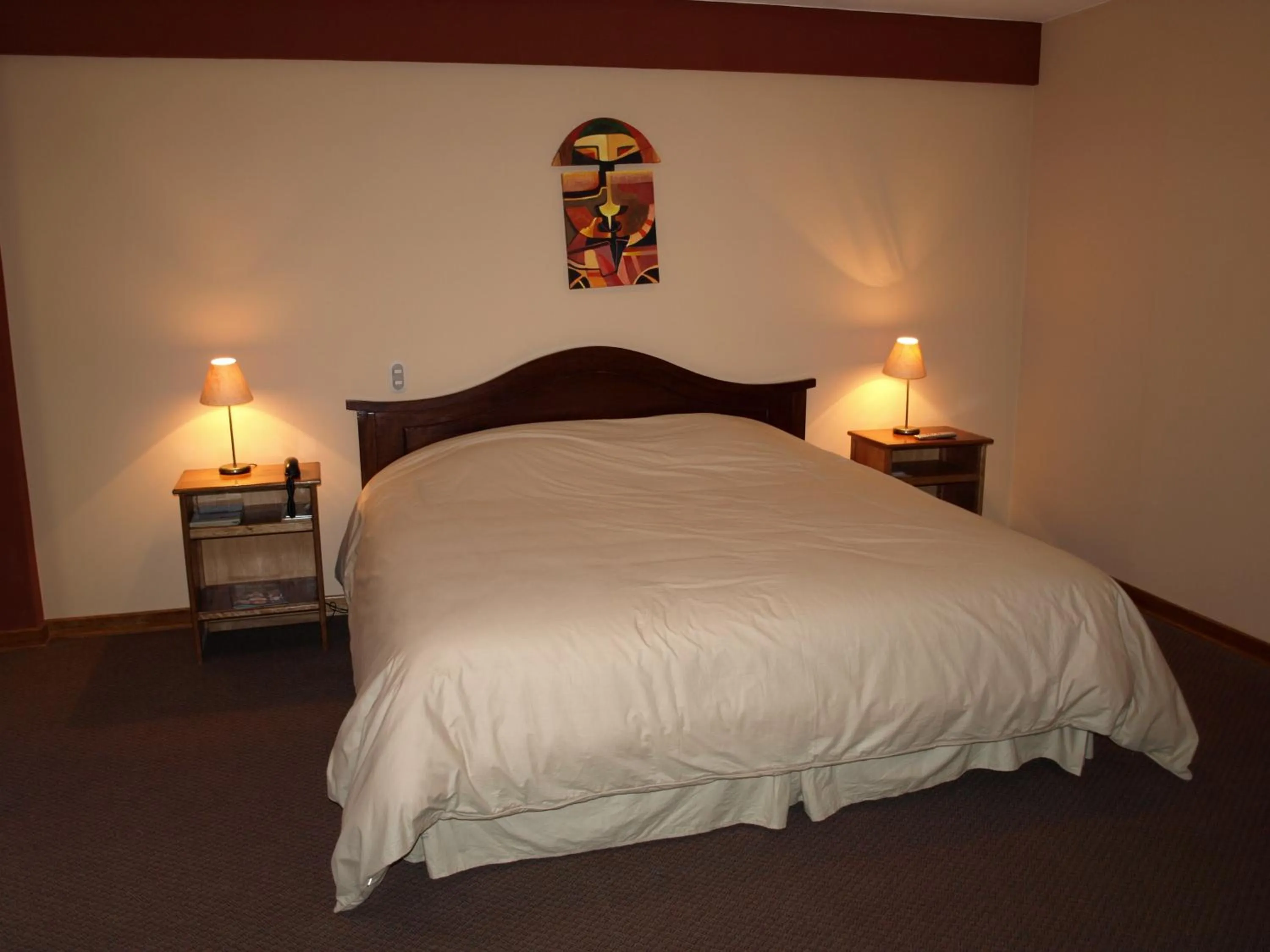 Bed in Qelqatani Hotel