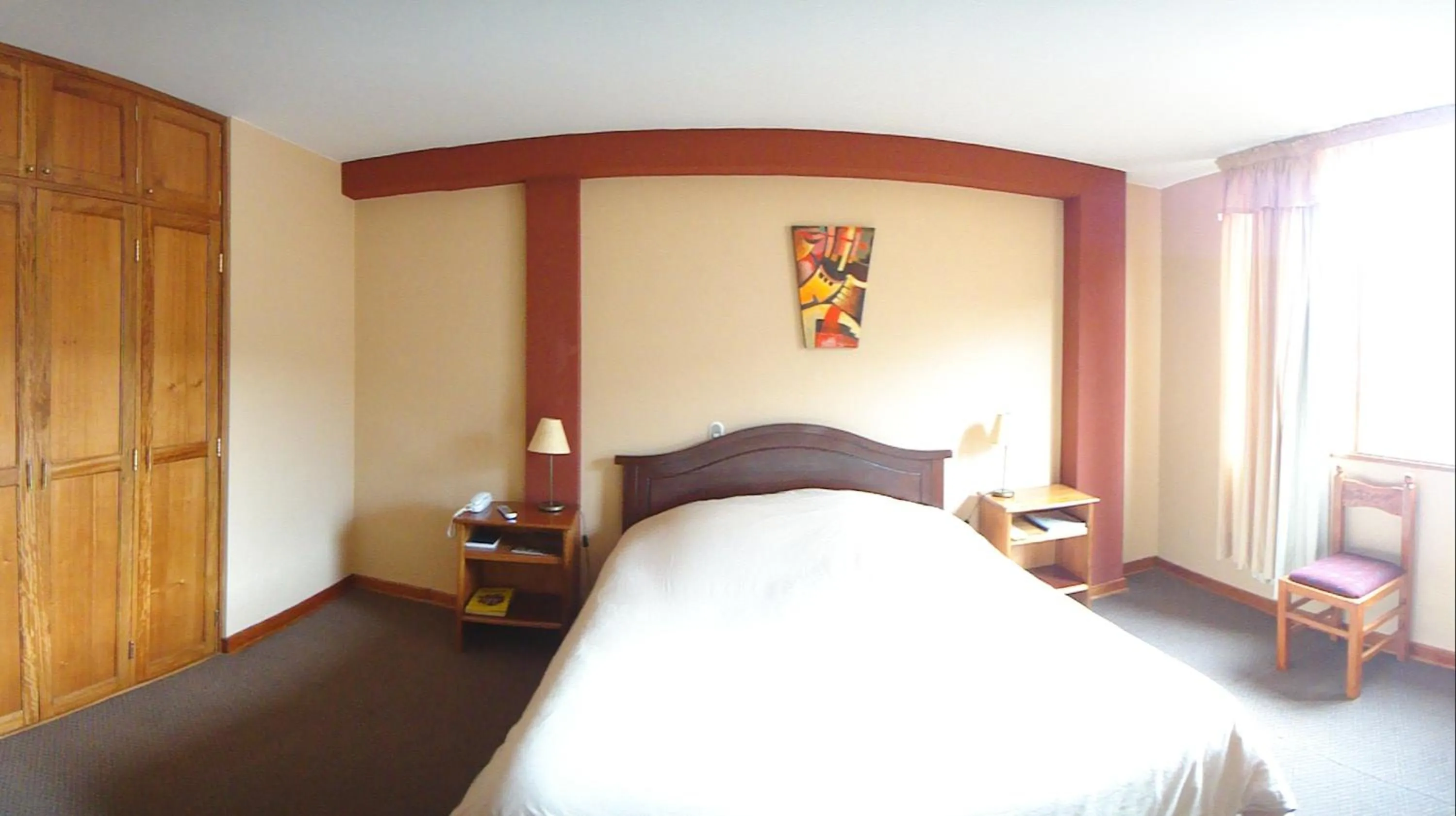 Bed in Qelqatani Hotel