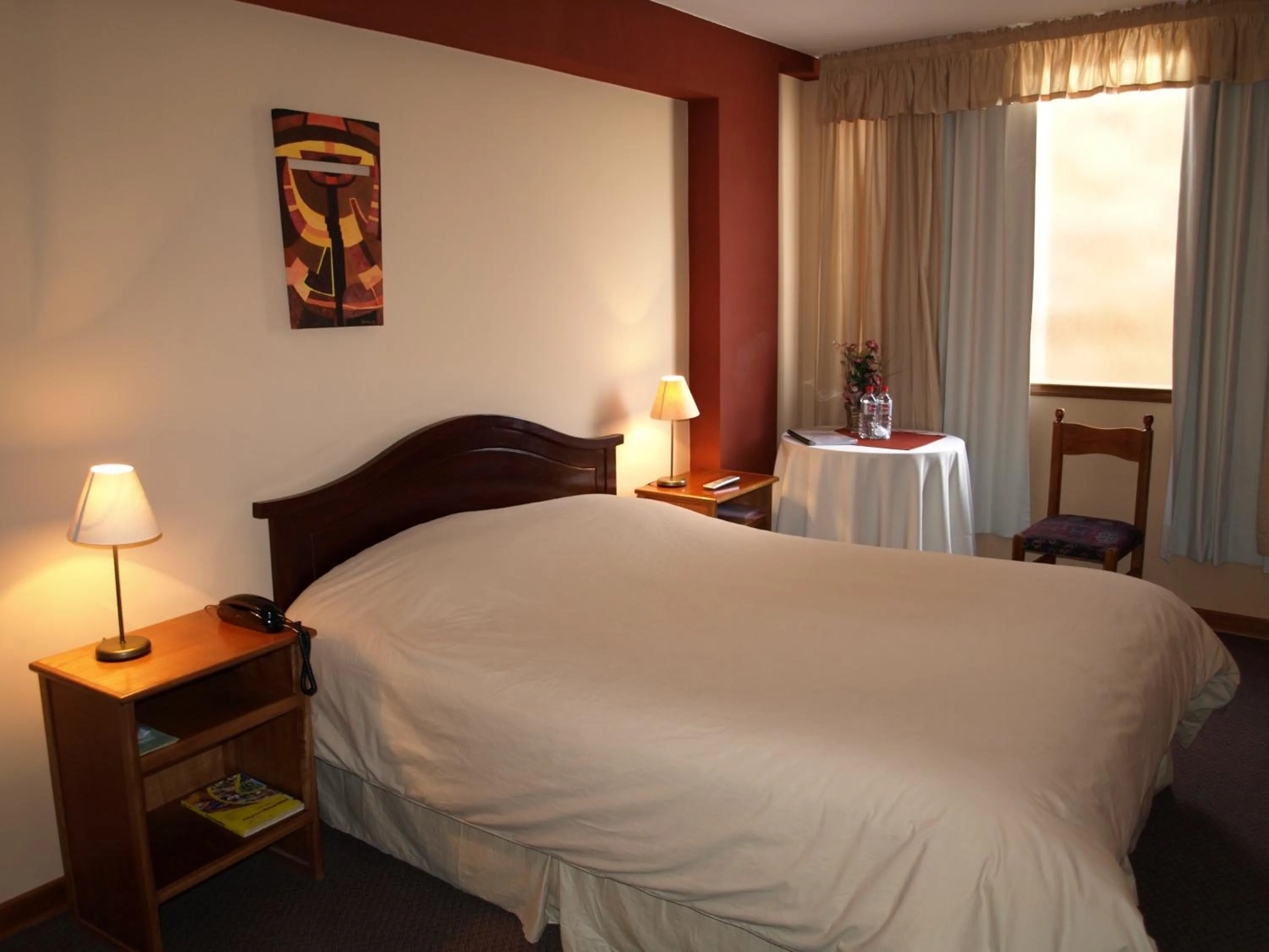 Bed in Qelqatani Hotel