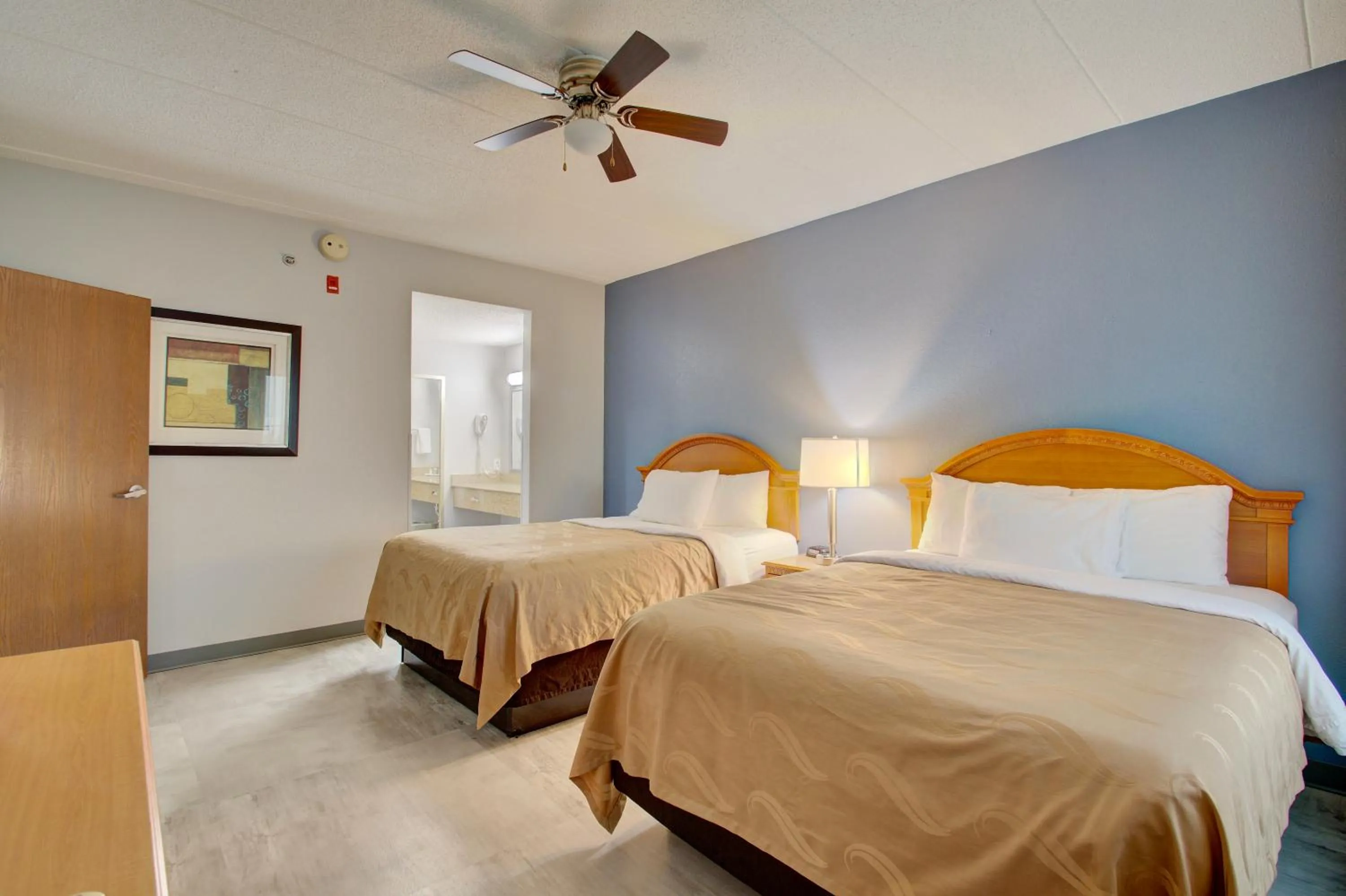 Bed in Quality Inn & Suites CVG Airport