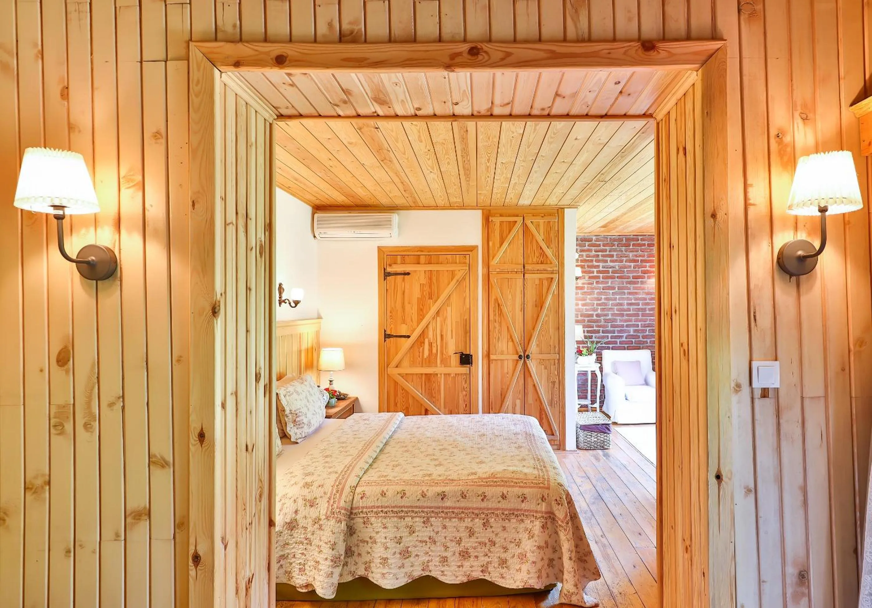 Bed in Tranquilla River Lodge