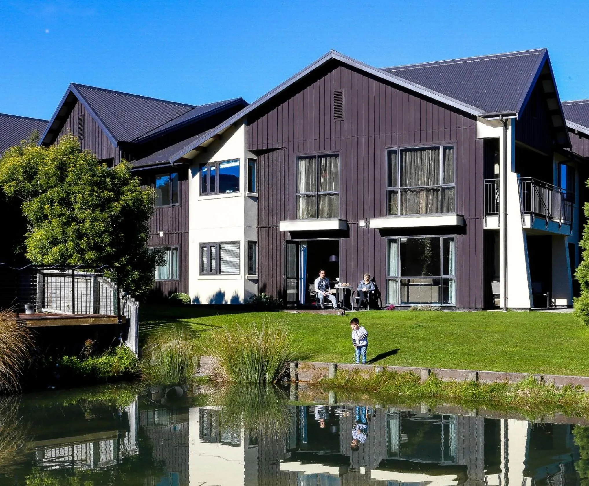 Property building in Village Lake Luxury Apartments