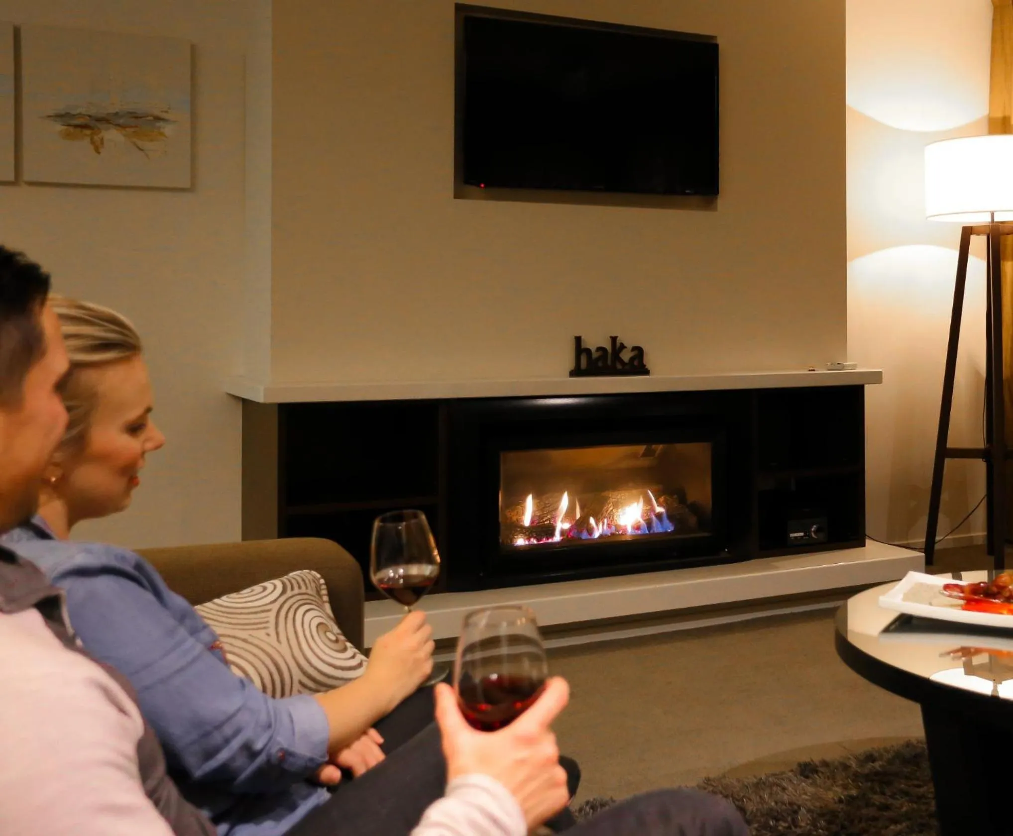 Living room in Village Lake Luxury Apartments