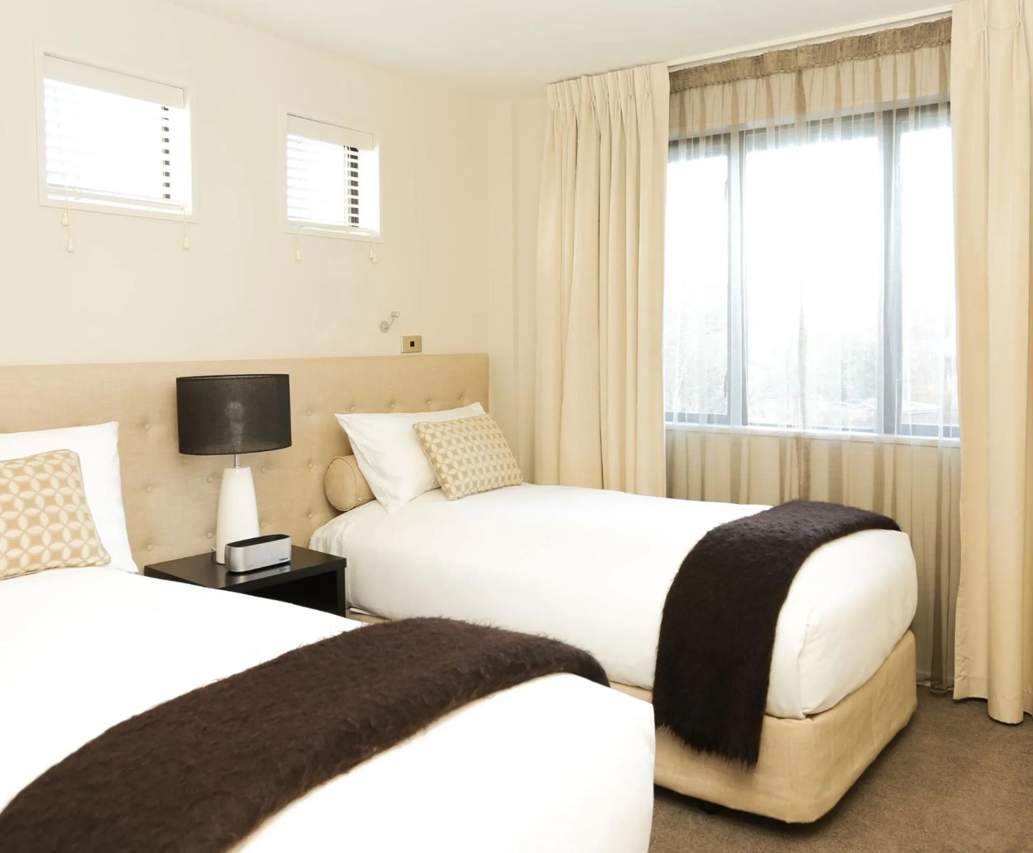 Bedroom, Bed in Village Lake Luxury Apartments